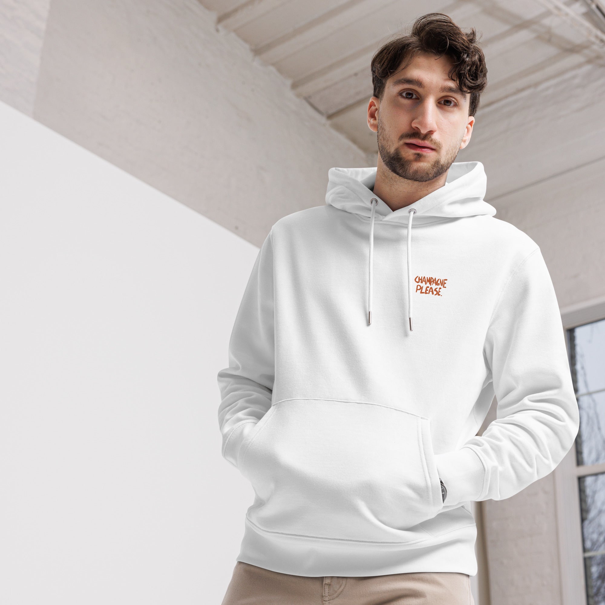 Champagne Please - Organic Hoodie - The Refined Spirit