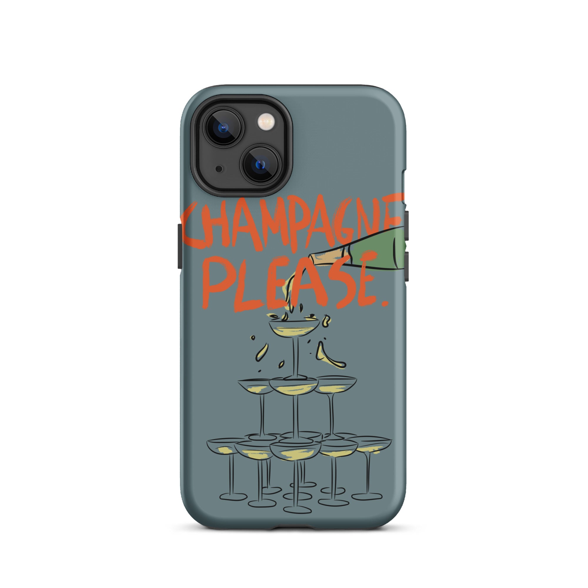 Champagne Please - Tough Case for iPhone® - The Refined Spirit