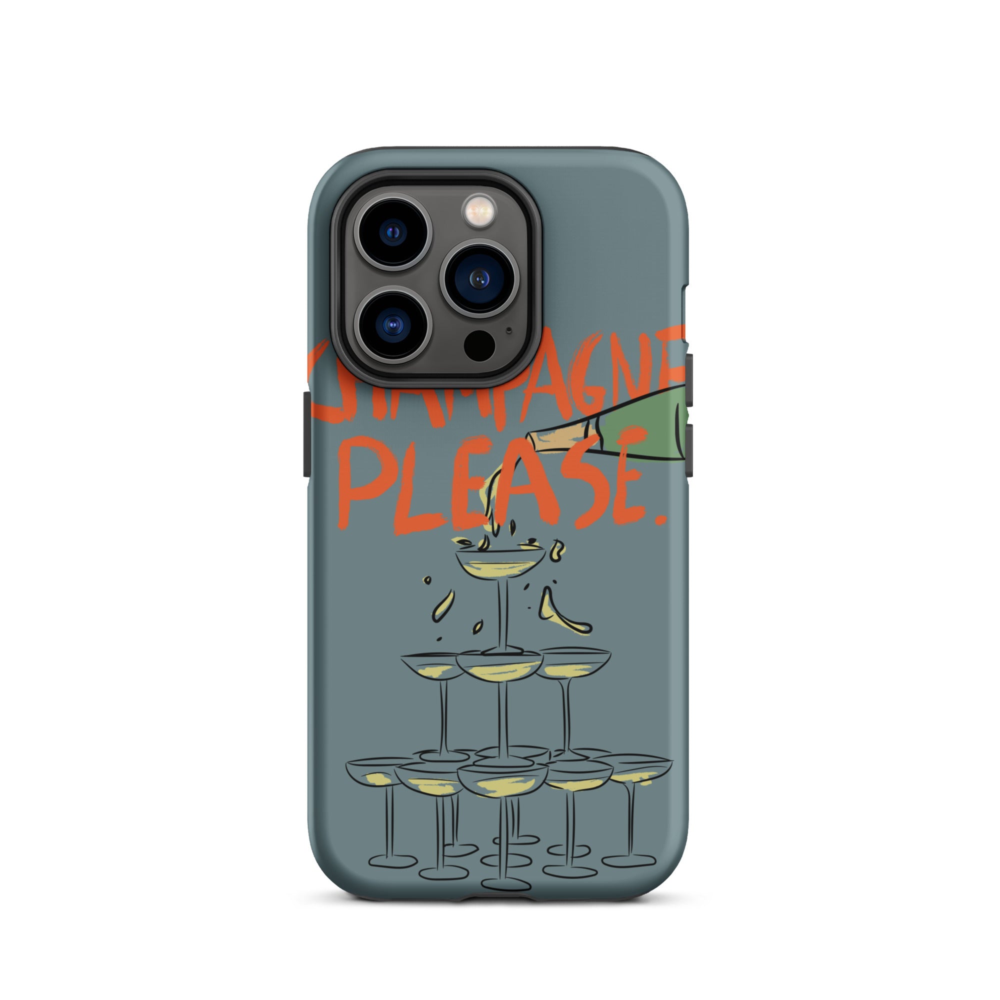 Champagne Please - Tough Case for iPhone® - The Refined Spirit