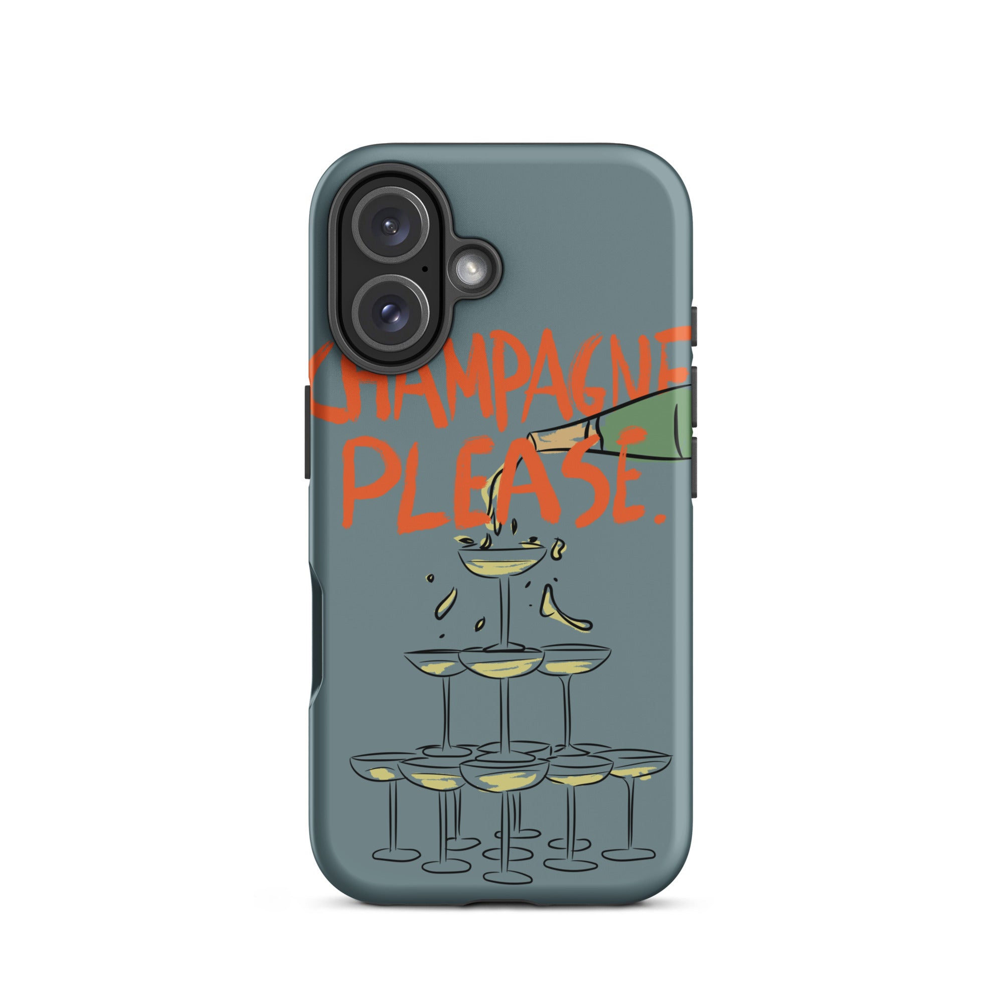 Champagne Please - Tough Case for iPhone® - The Refined Spirit