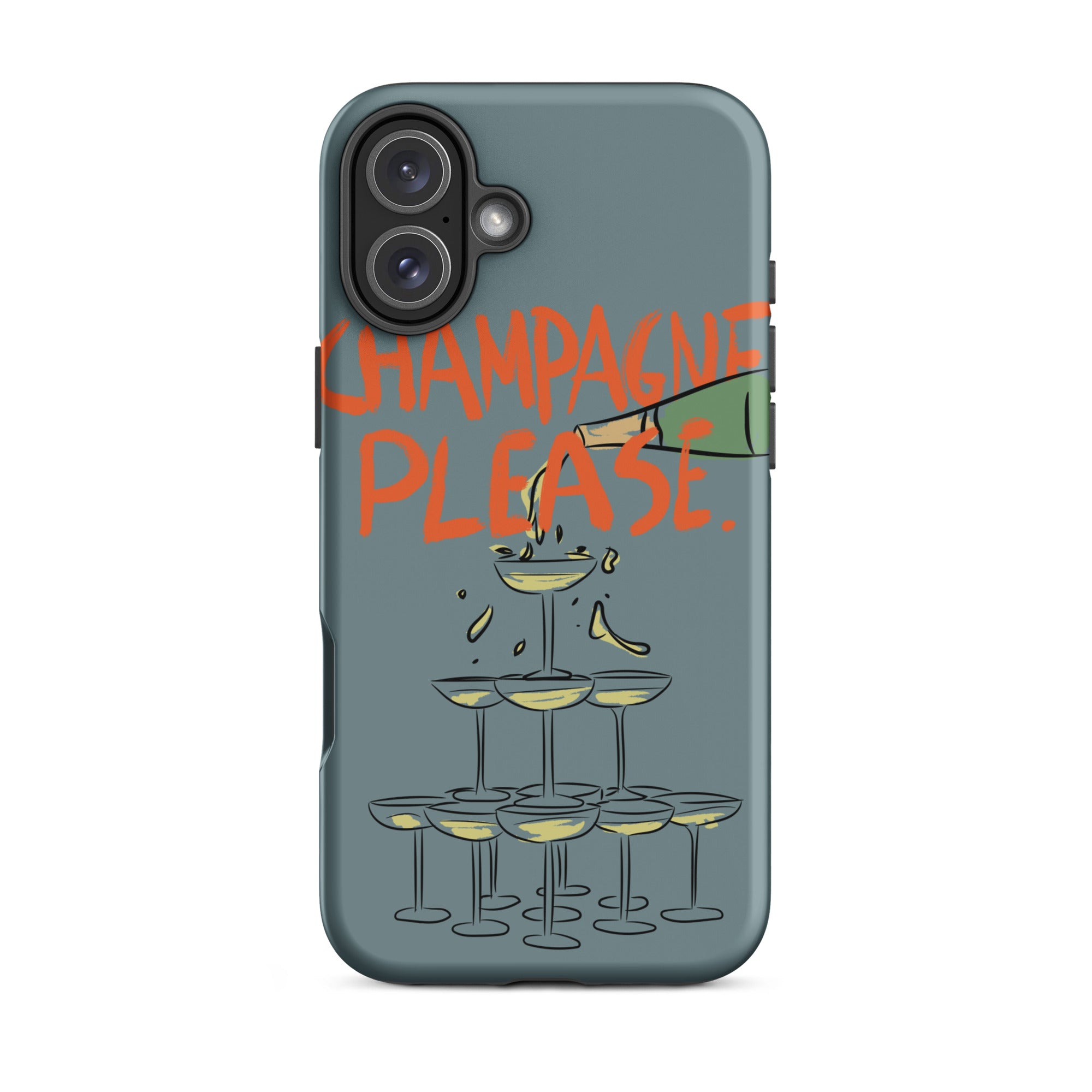 Champagne Please - Tough Case for iPhone® - The Refined Spirit