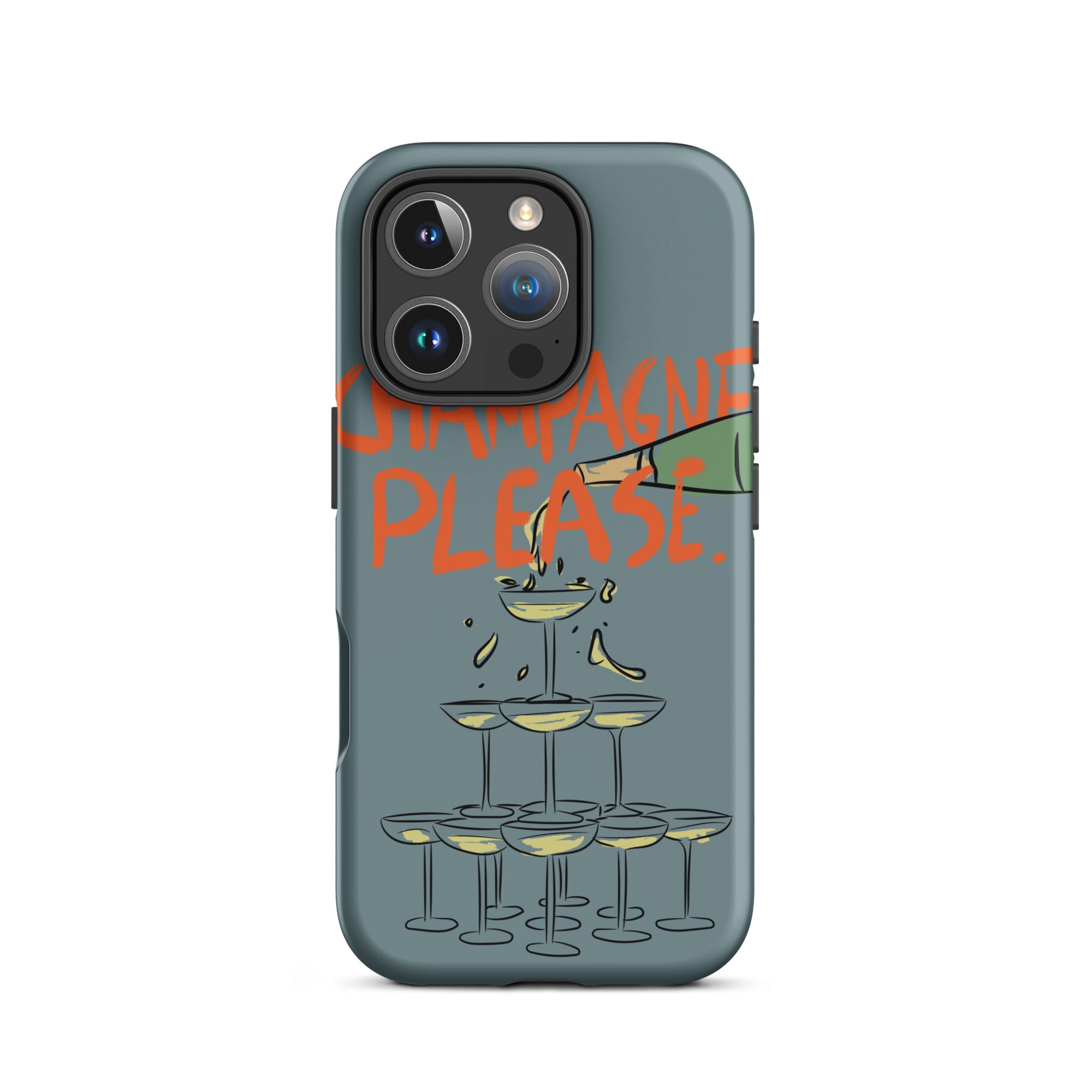 Champagne Please - Tough Case for iPhone® - The Refined Spirit