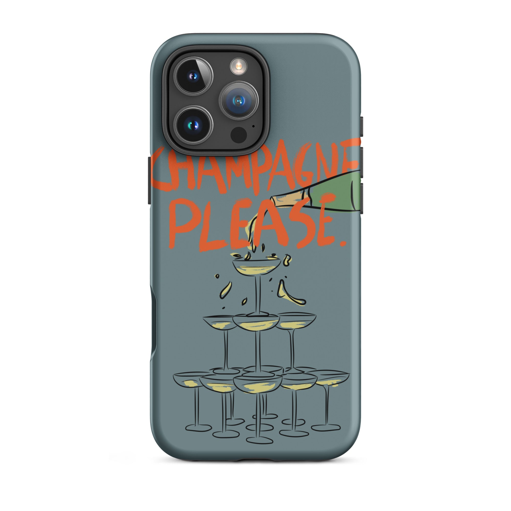 Champagne Please - Tough Case for iPhone® - The Refined Spirit
