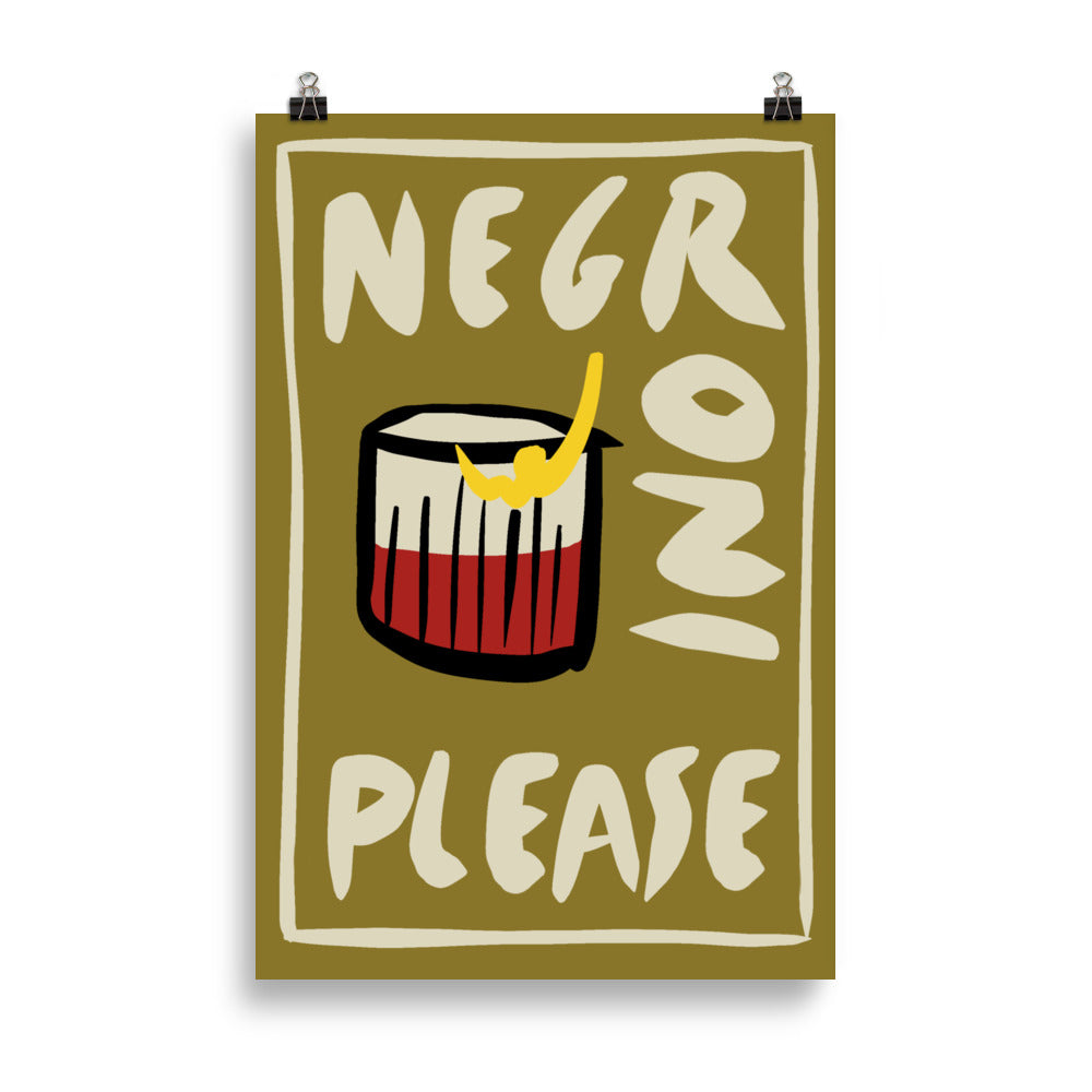 Negroni Please - Poster