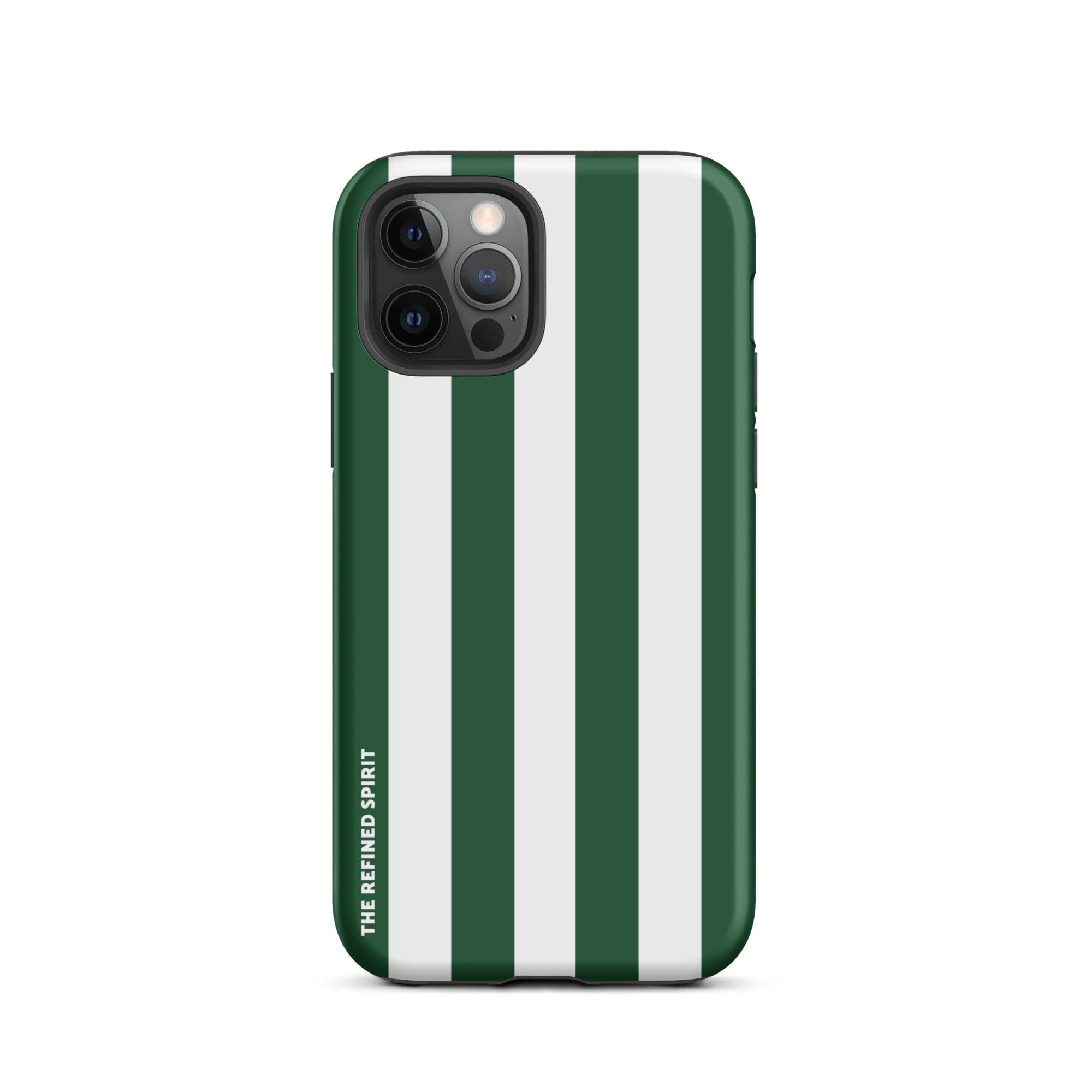 Green Stripes - Tough Case for iPhone® - The Refined Spirit