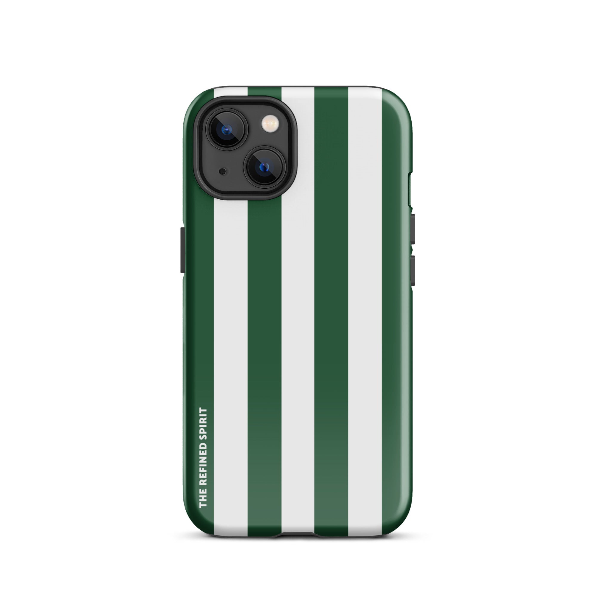 Green Stripes - Tough Case for iPhone® - The Refined Spirit