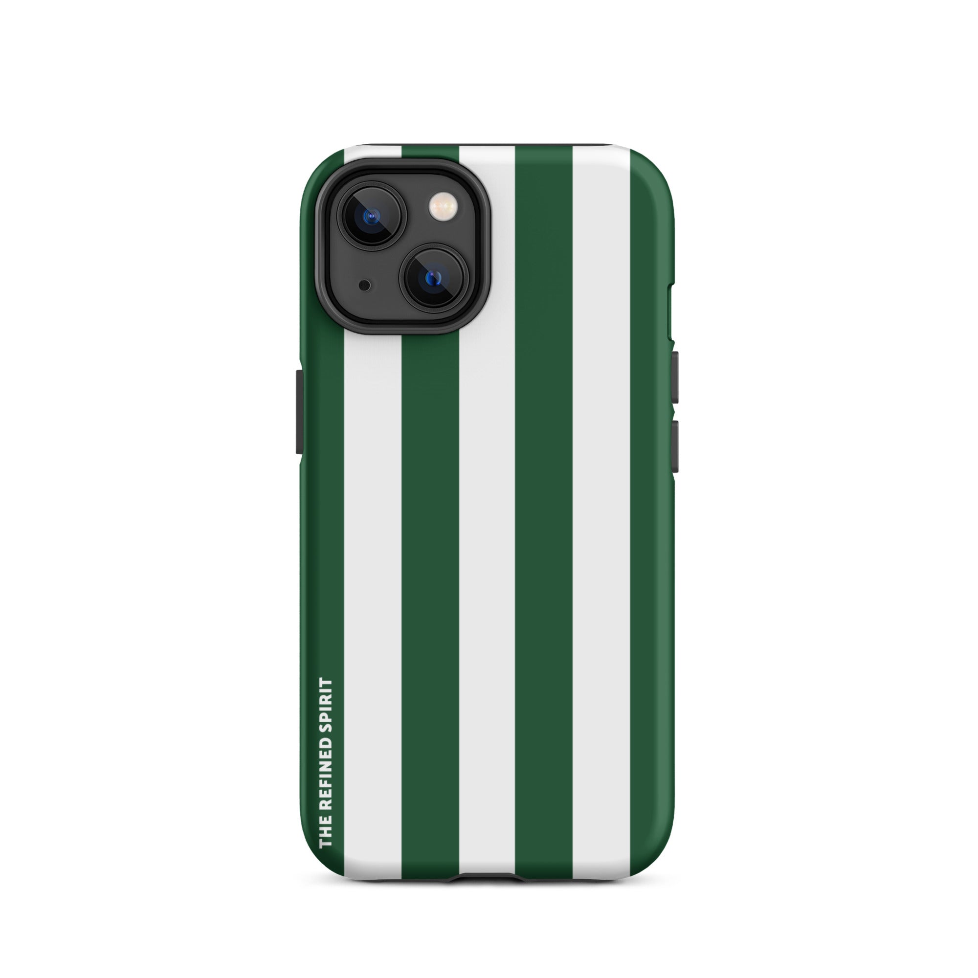 Green Stripes - Tough Case for iPhone® - The Refined Spirit