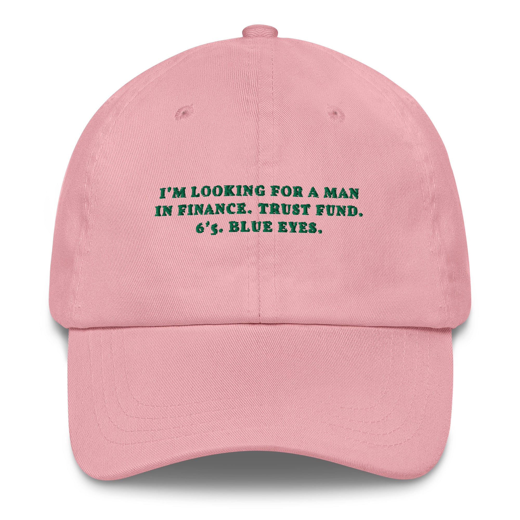 I'm looking for a man in finances - Cap - The Refined Spirit