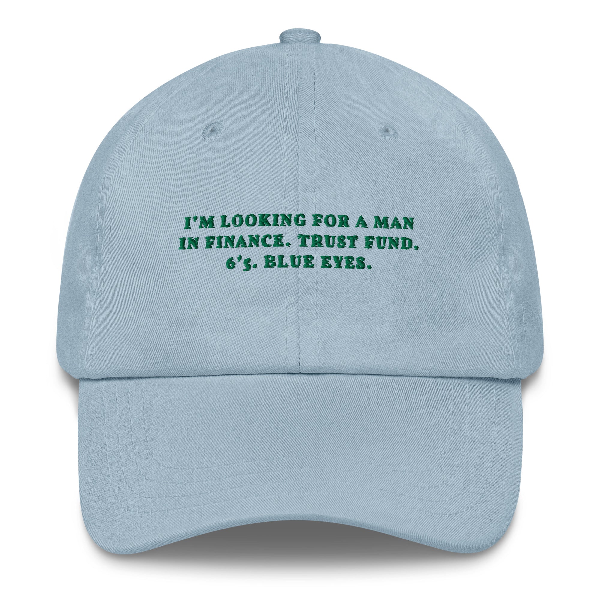 I'm looking for a man in finances - Cap - The Refined Spirit