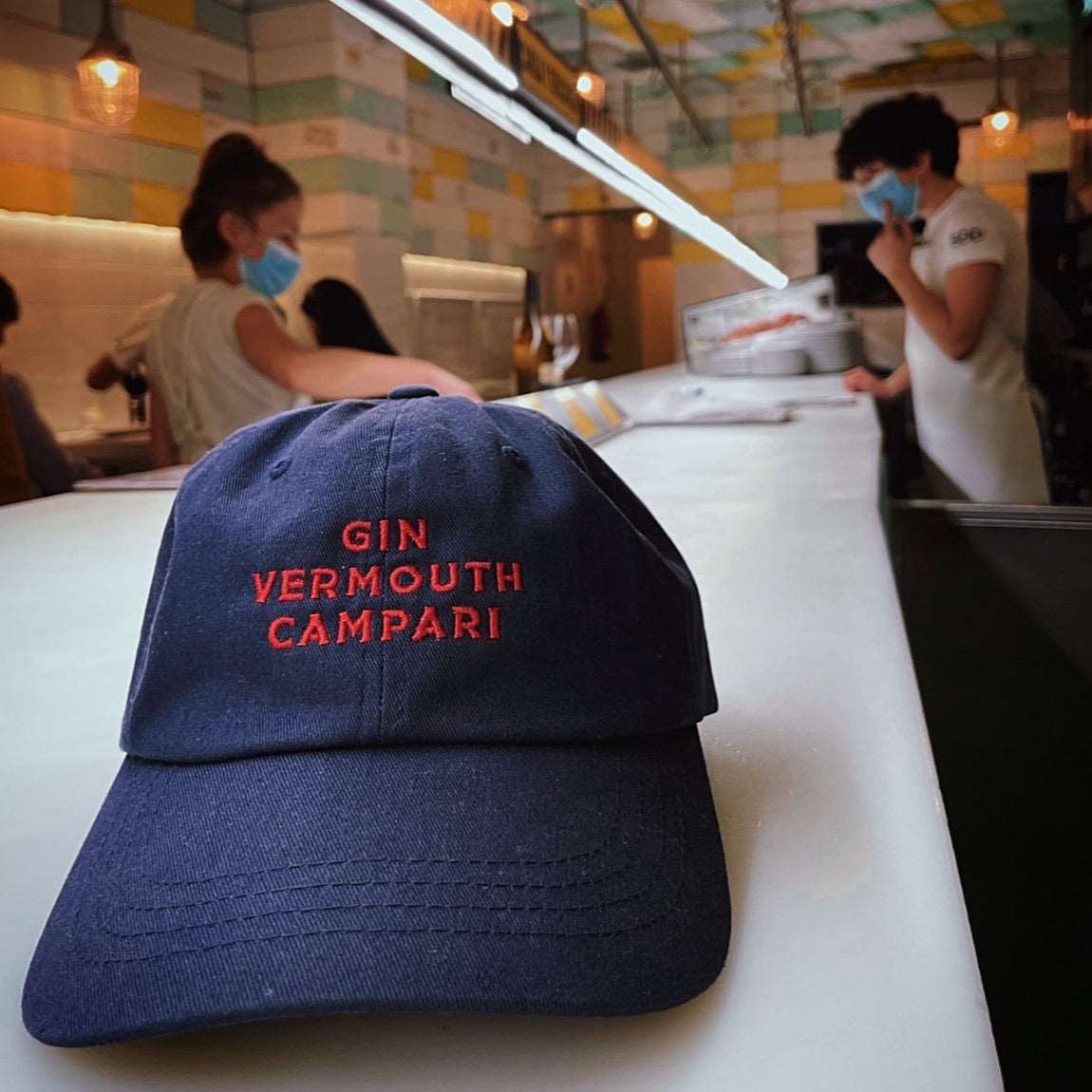 Gin Vermouth Campari Cap
