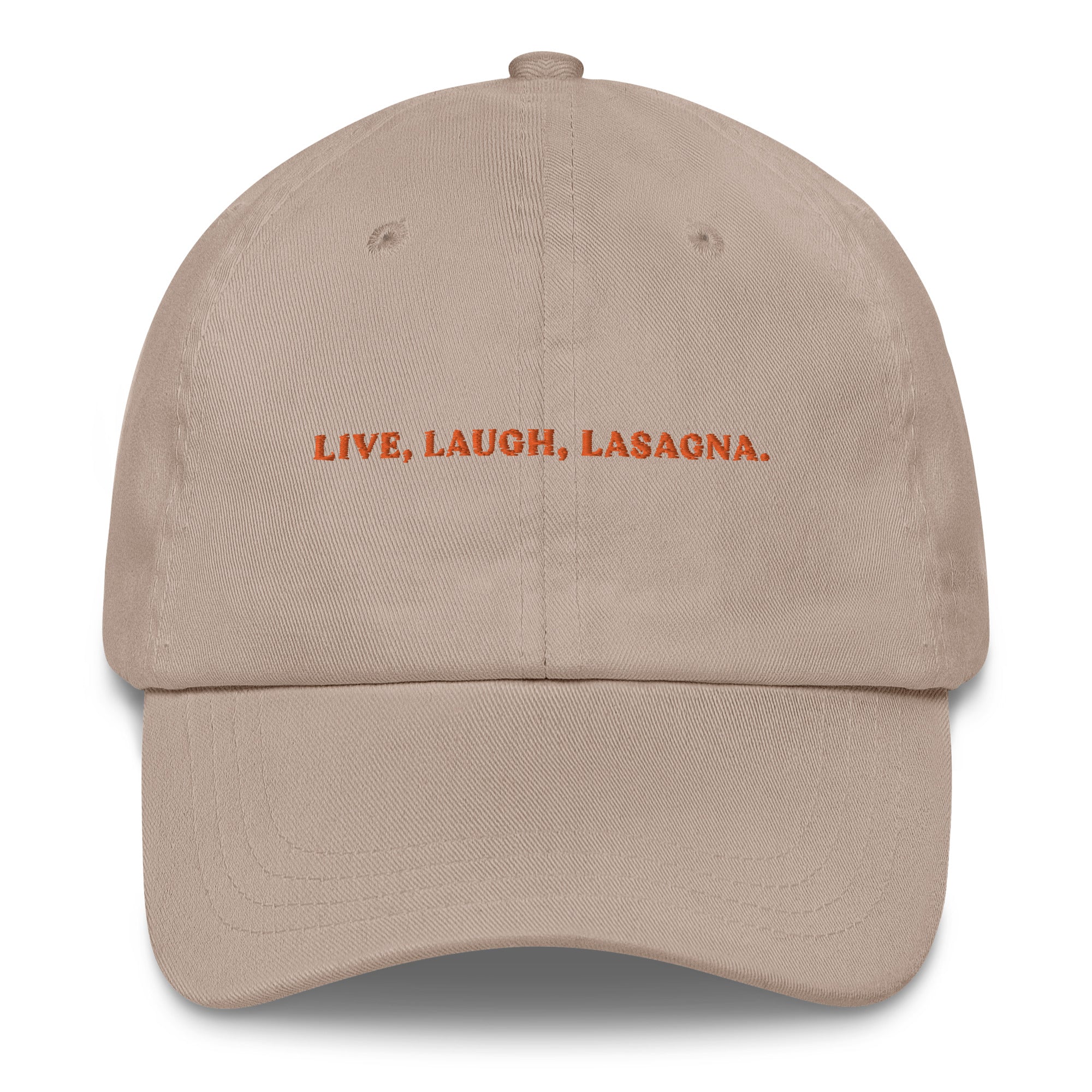 Live, Laugh, Lasagna - Cap - The Refined Spirit