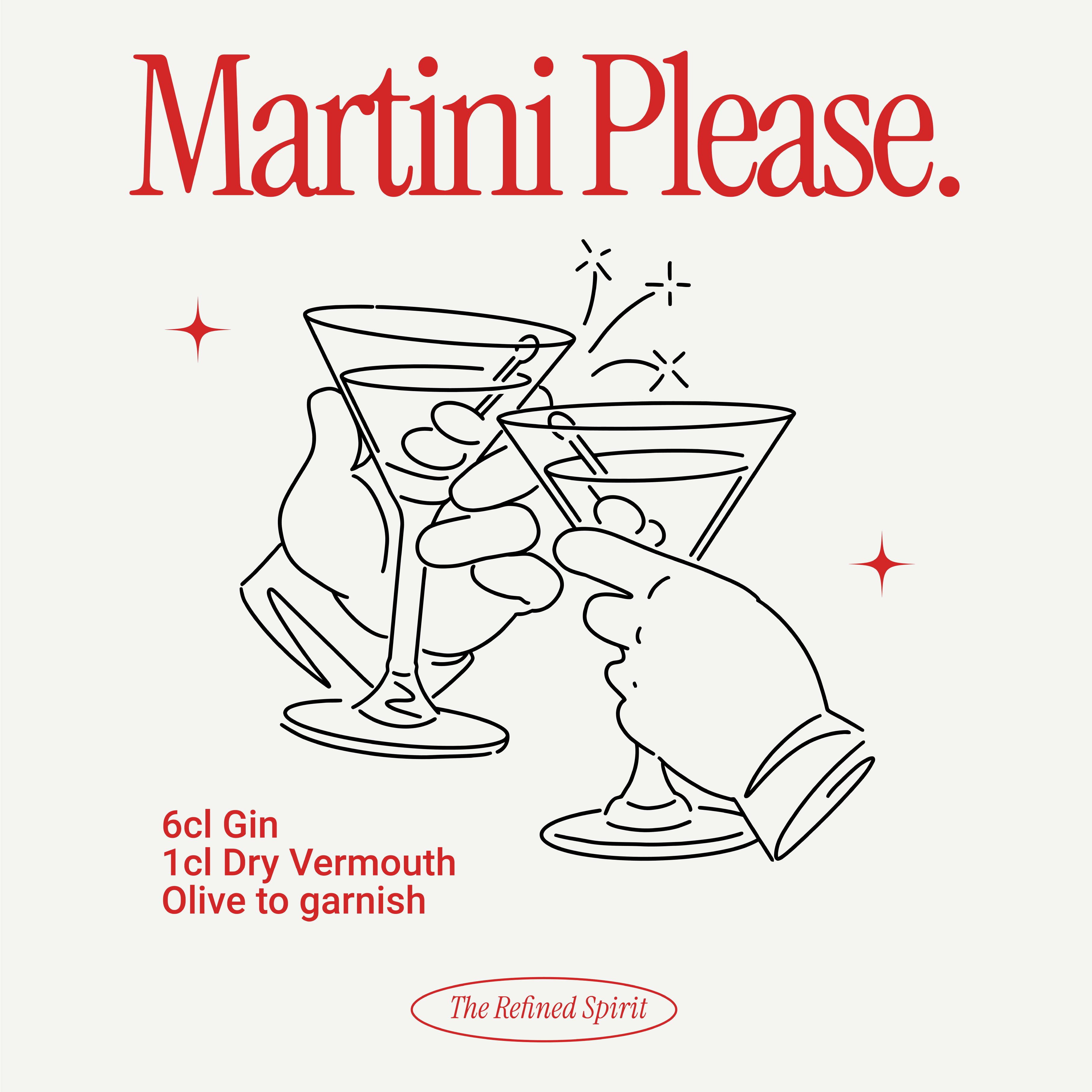 Martini Please - Organic T-shirt