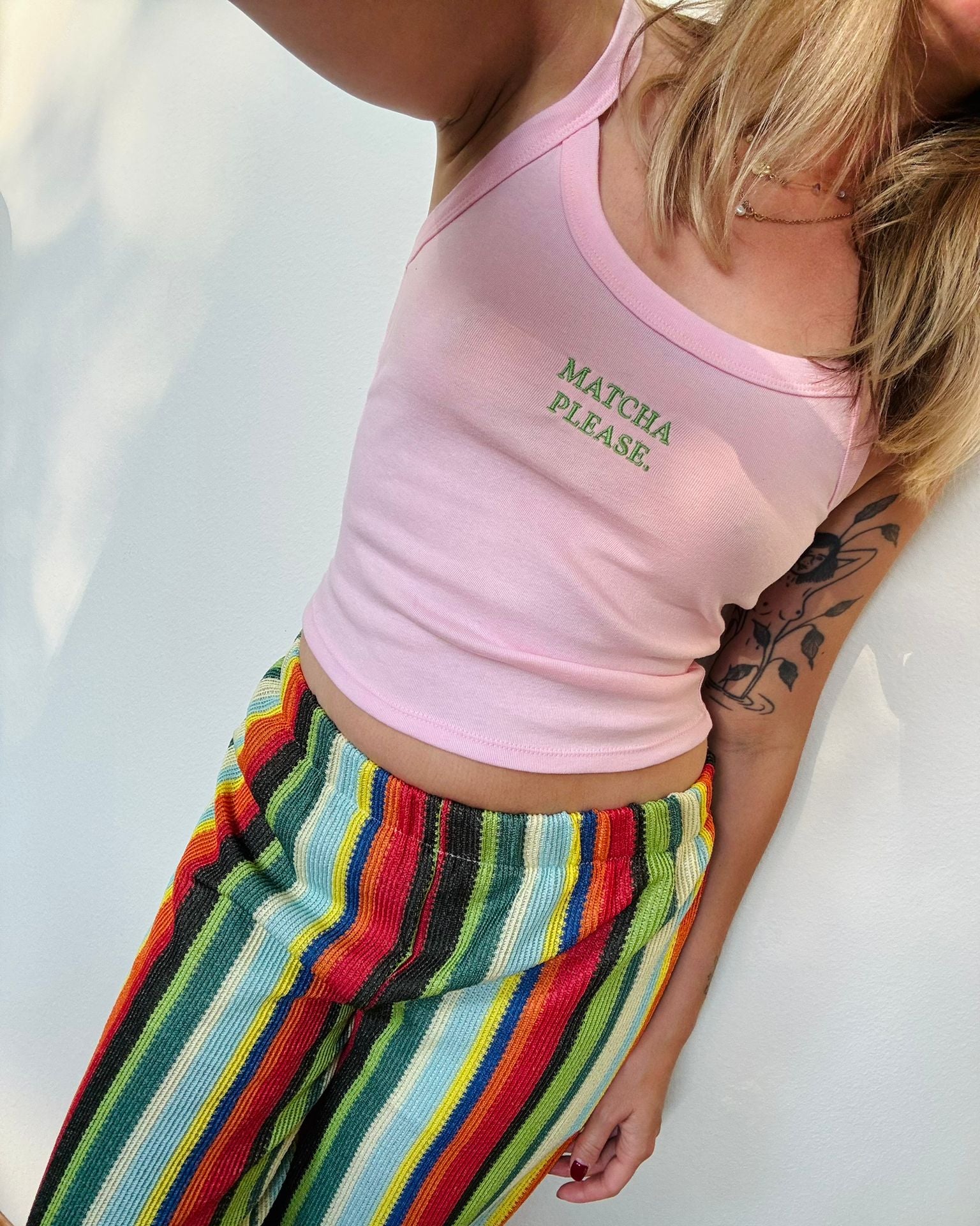 Matcha Please - Tank Top - The Refined Spirit