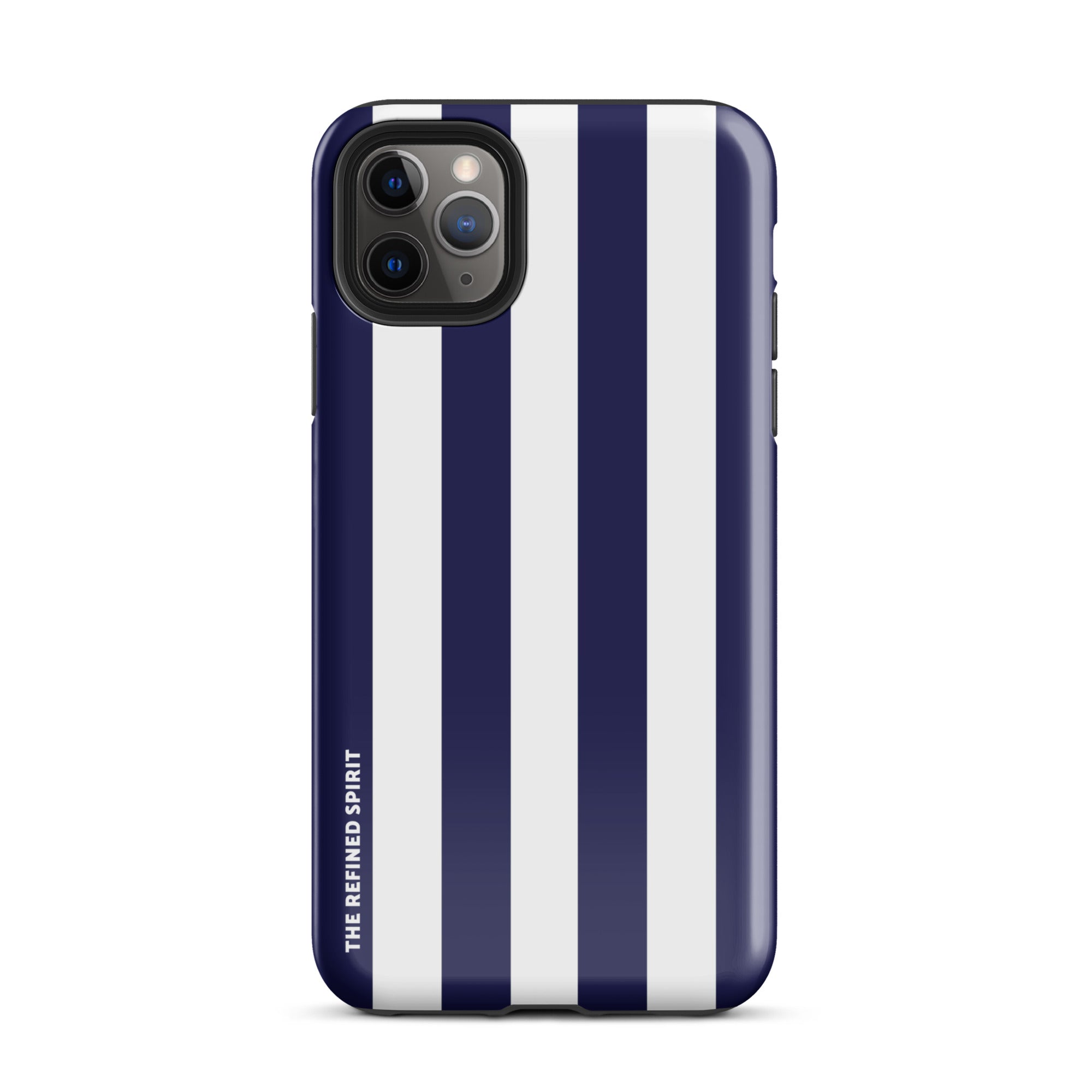 Navy Stripes - Tough Case for iPhone® - The Refined Spirit