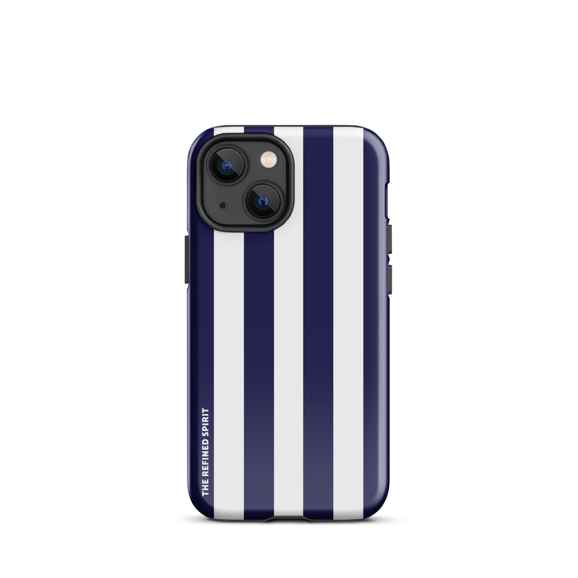 Navy Stripes - Tough Case for iPhone® - The Refined Spirit