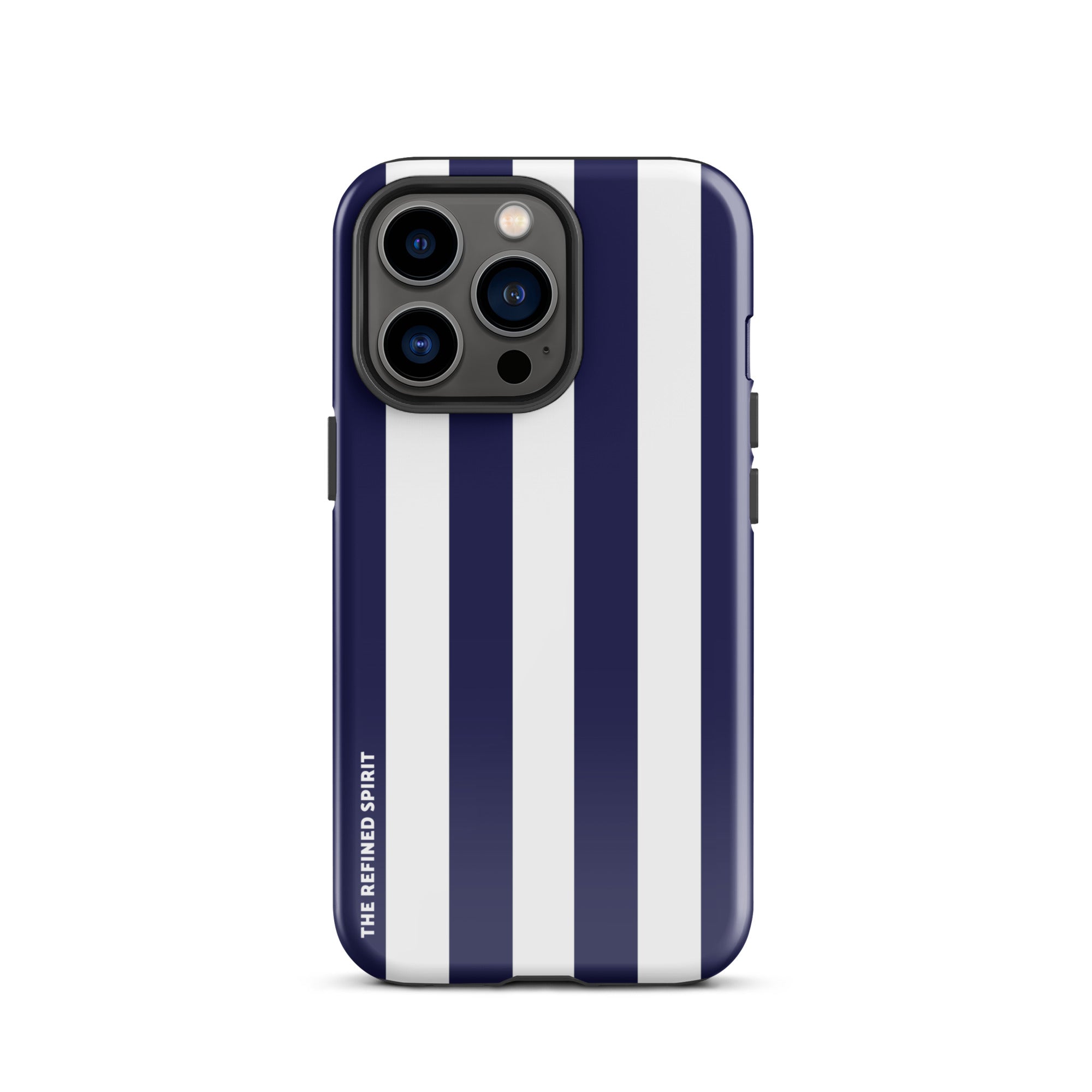Navy Stripes - Tough Case for iPhone® - The Refined Spirit