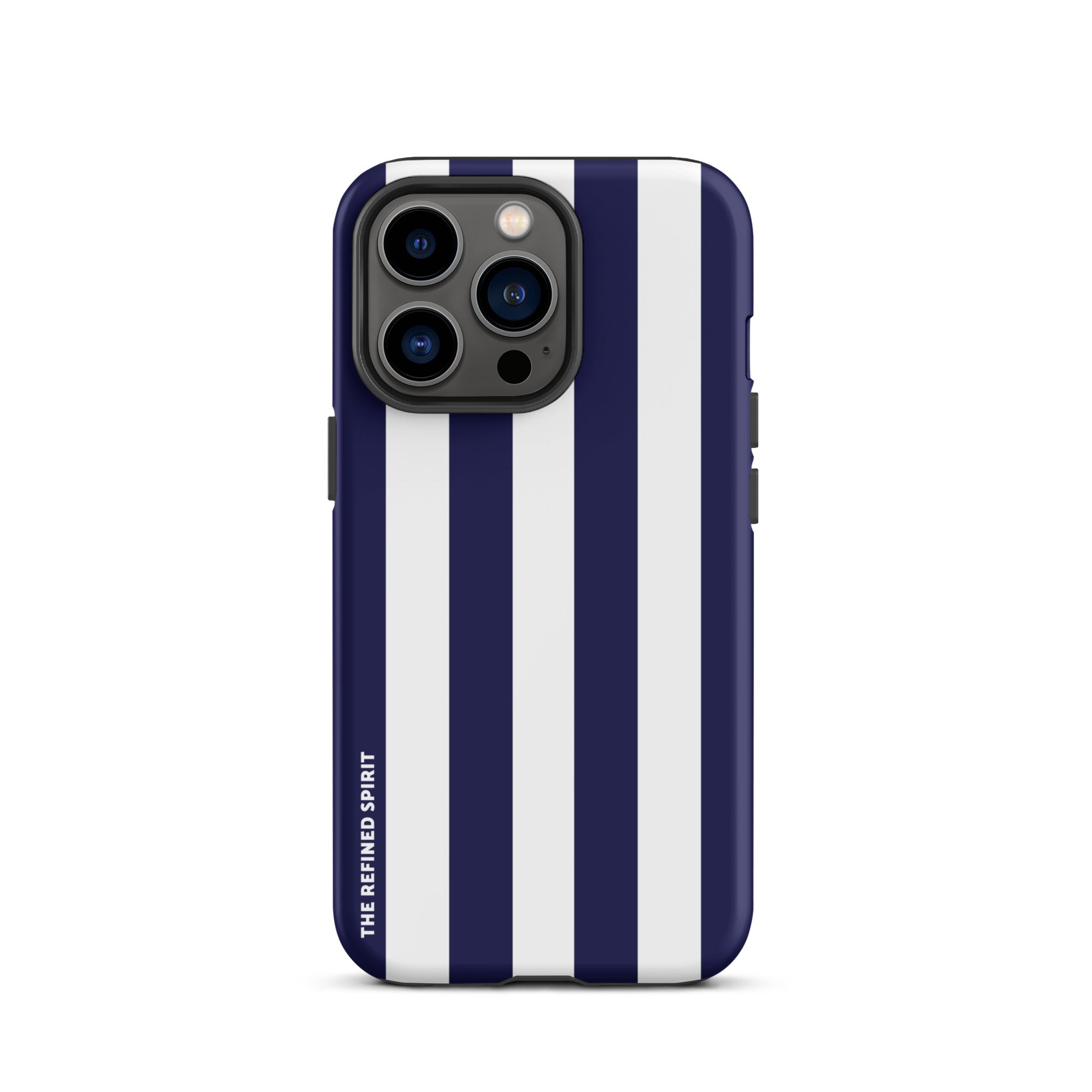 Navy Stripes - Tough Case for iPhone® - The Refined Spirit