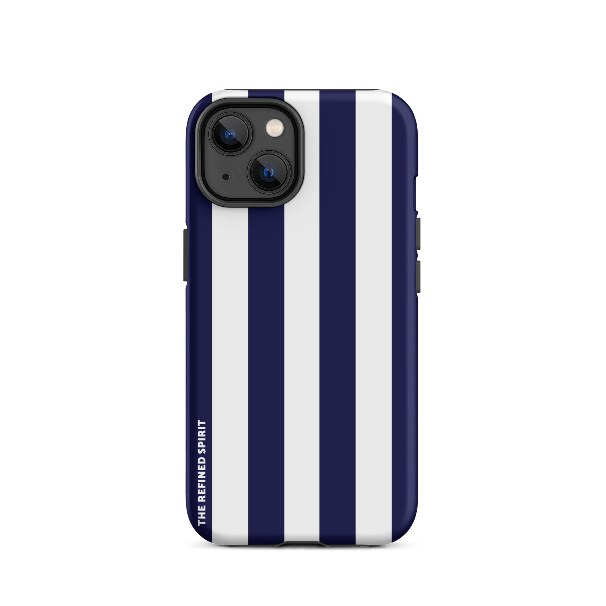 Navy Stripes - Tough Case for iPhone® - The Refined Spirit