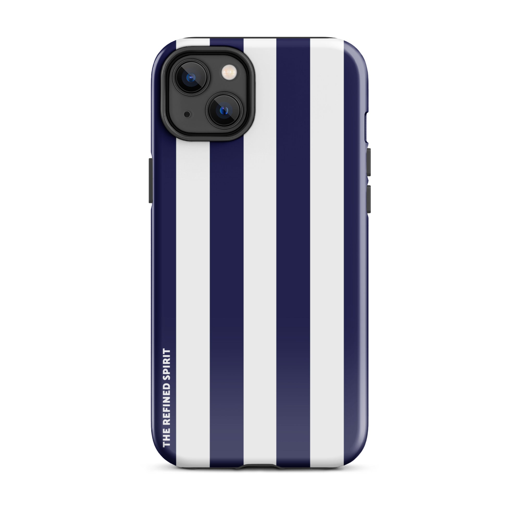 Navy Stripes - Tough Case for iPhone® - The Refined Spirit