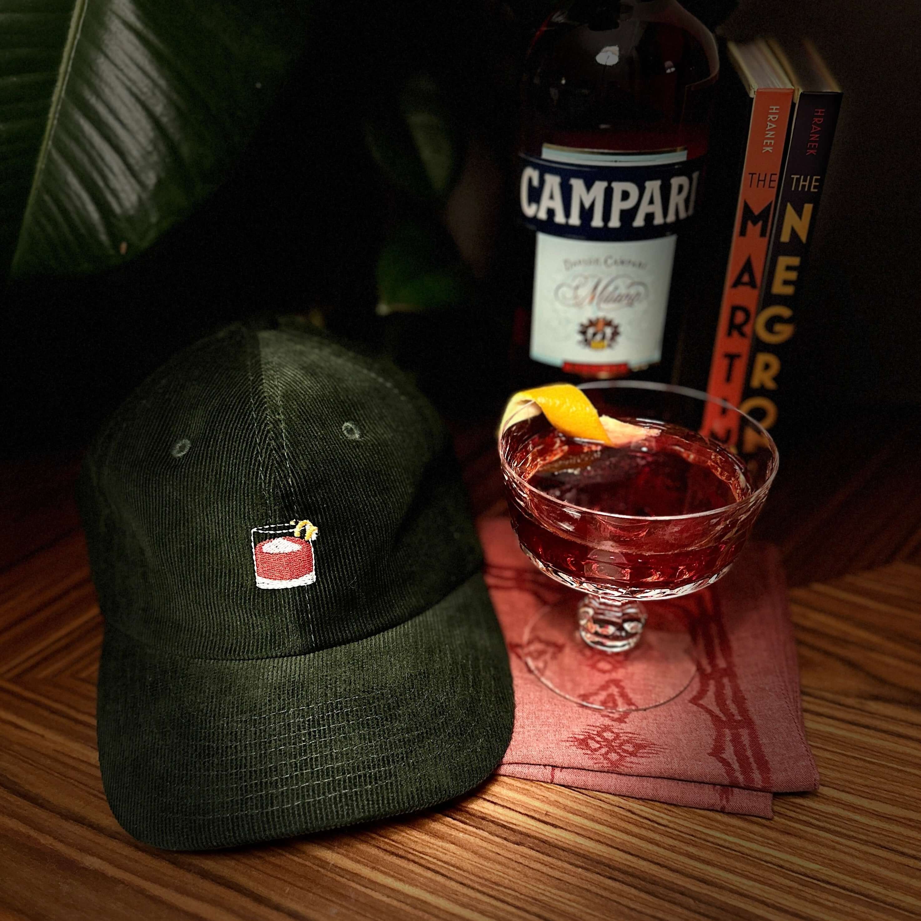 Negroni Glass - Corduroy Cap - The Refined Spirit