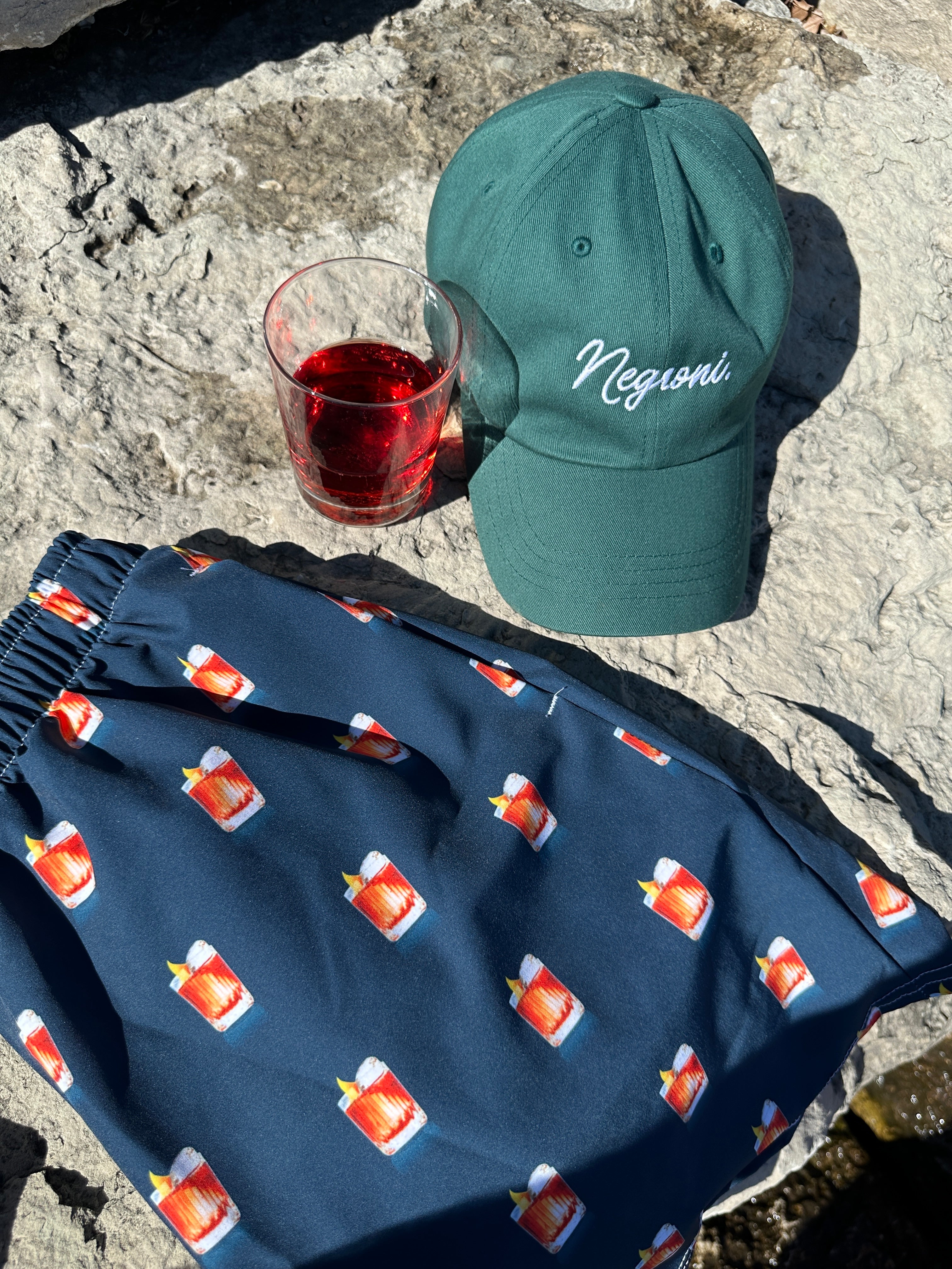 Negroni - Pool Short - The Refined Spirit