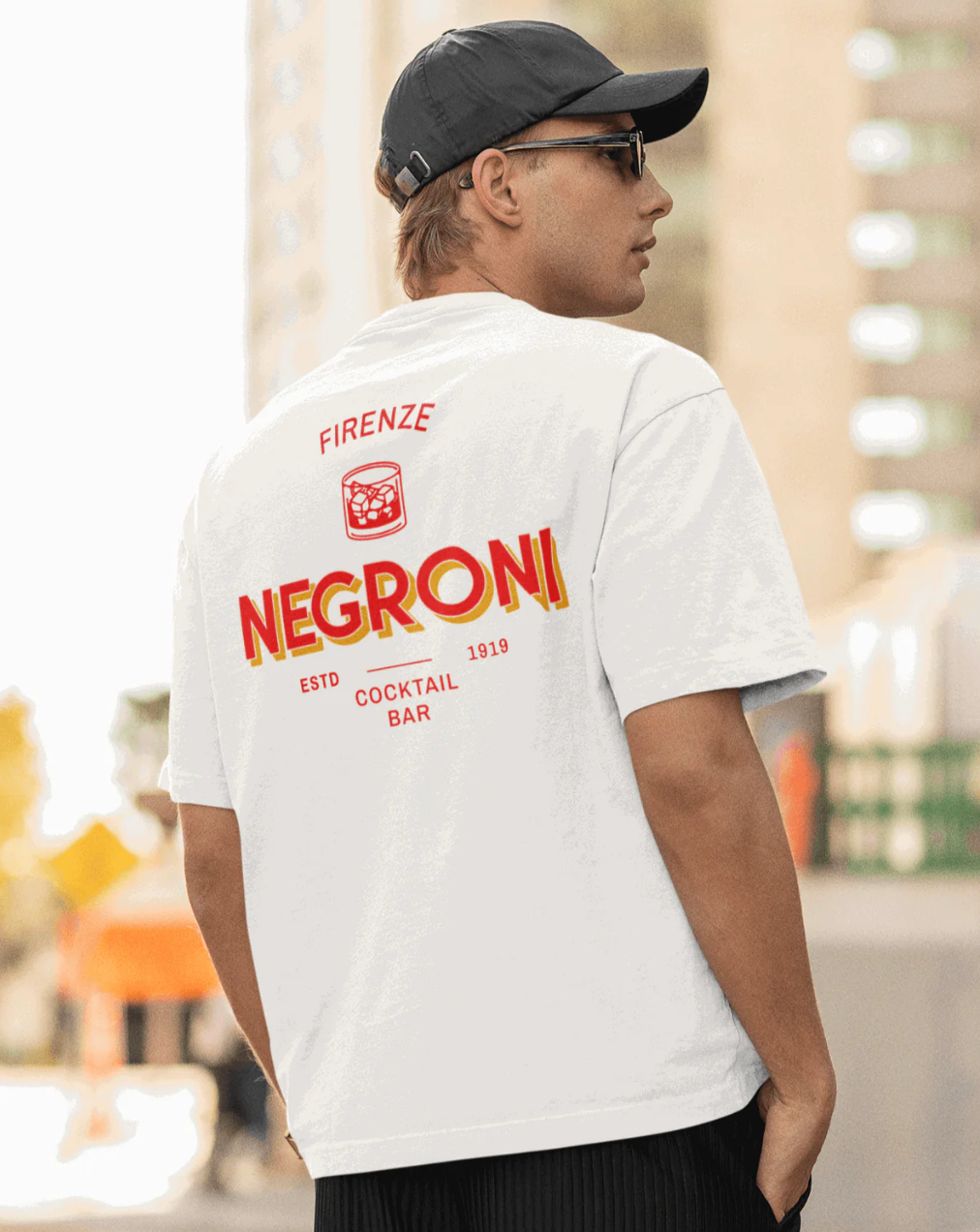 Negroni Cocktail Bar - Organic T-shirt