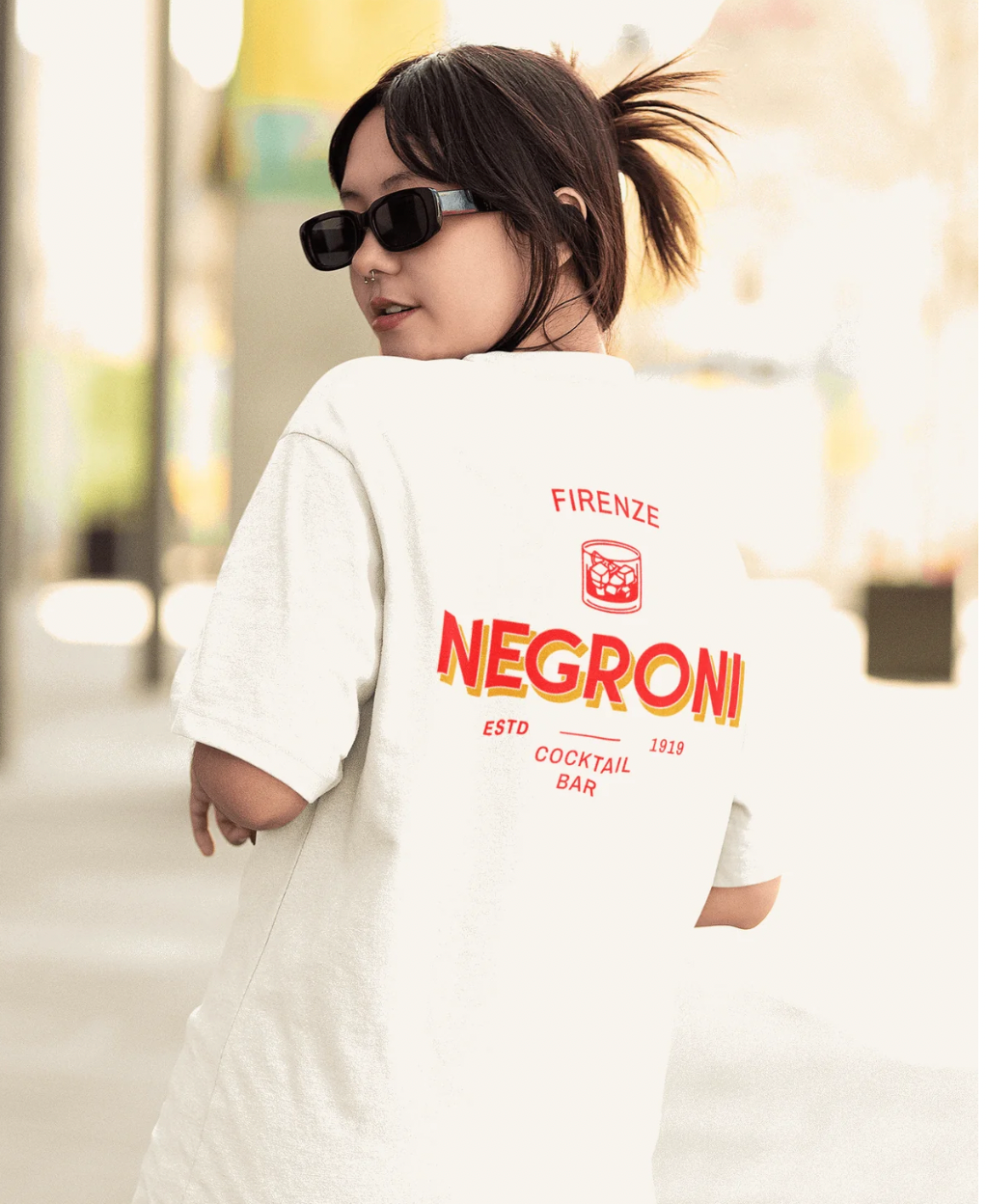 Negroni Cocktail Bar - Organic T-shirt