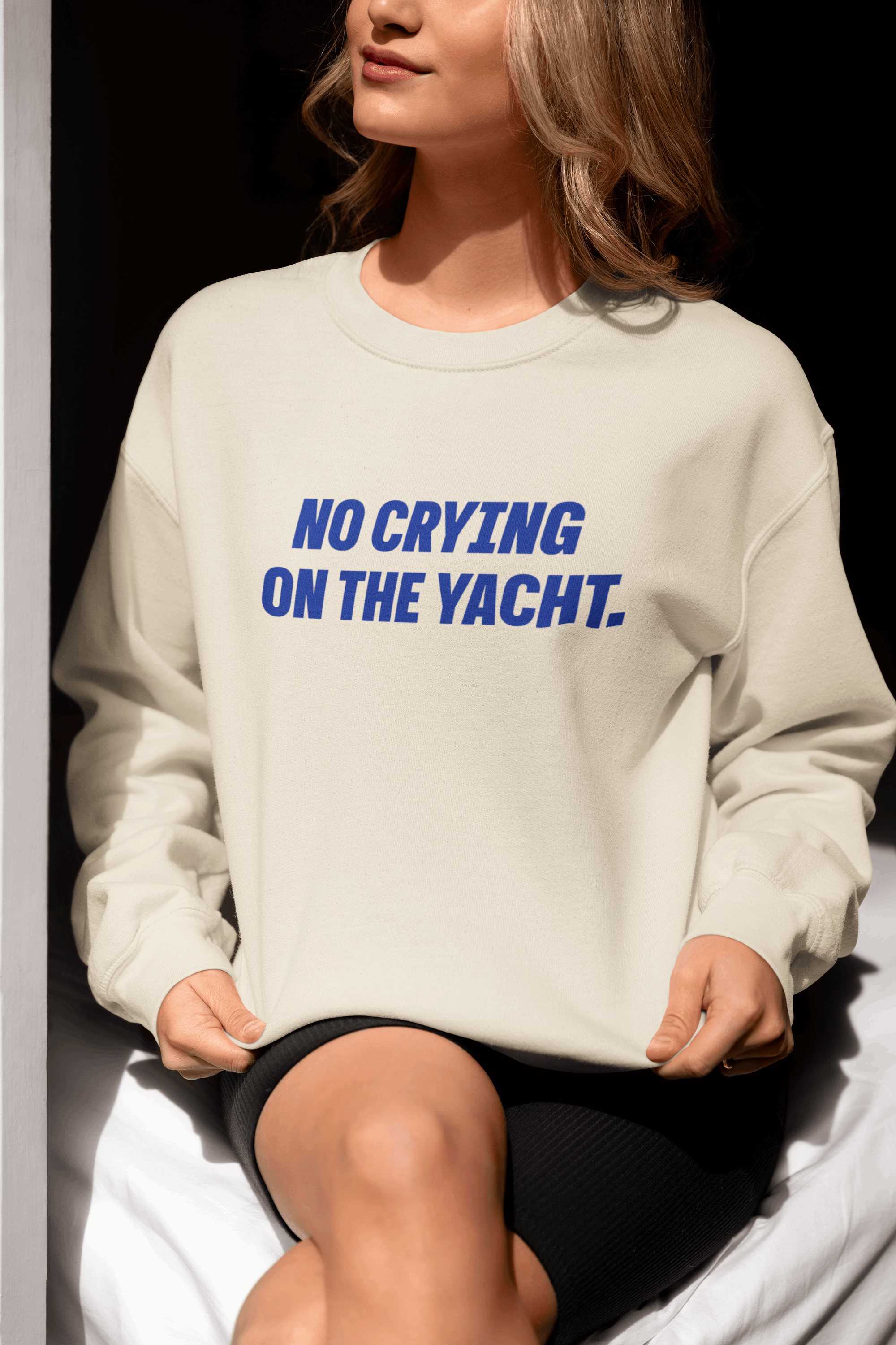 No Crying on the Yacht - Organic Hoodie