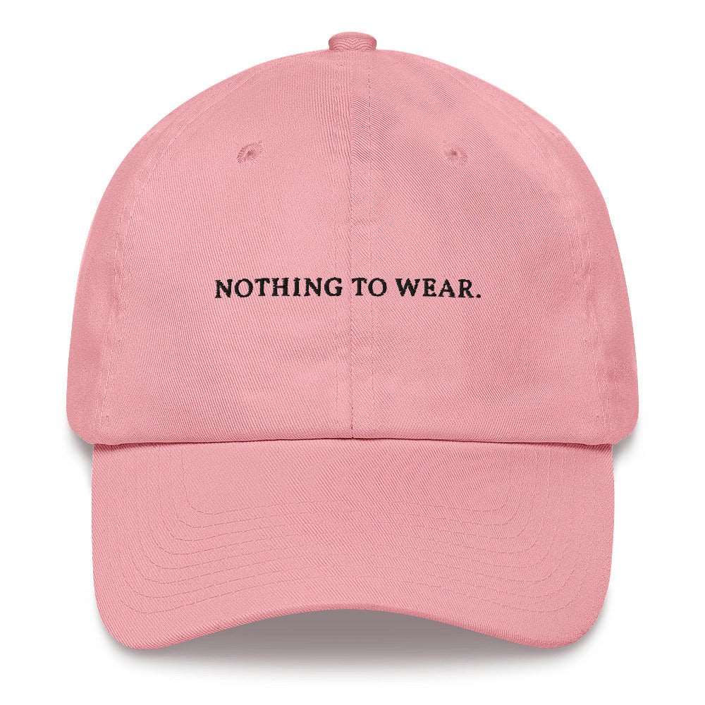 Nothing to wear - Embroidered Cap - The Refined Spirit