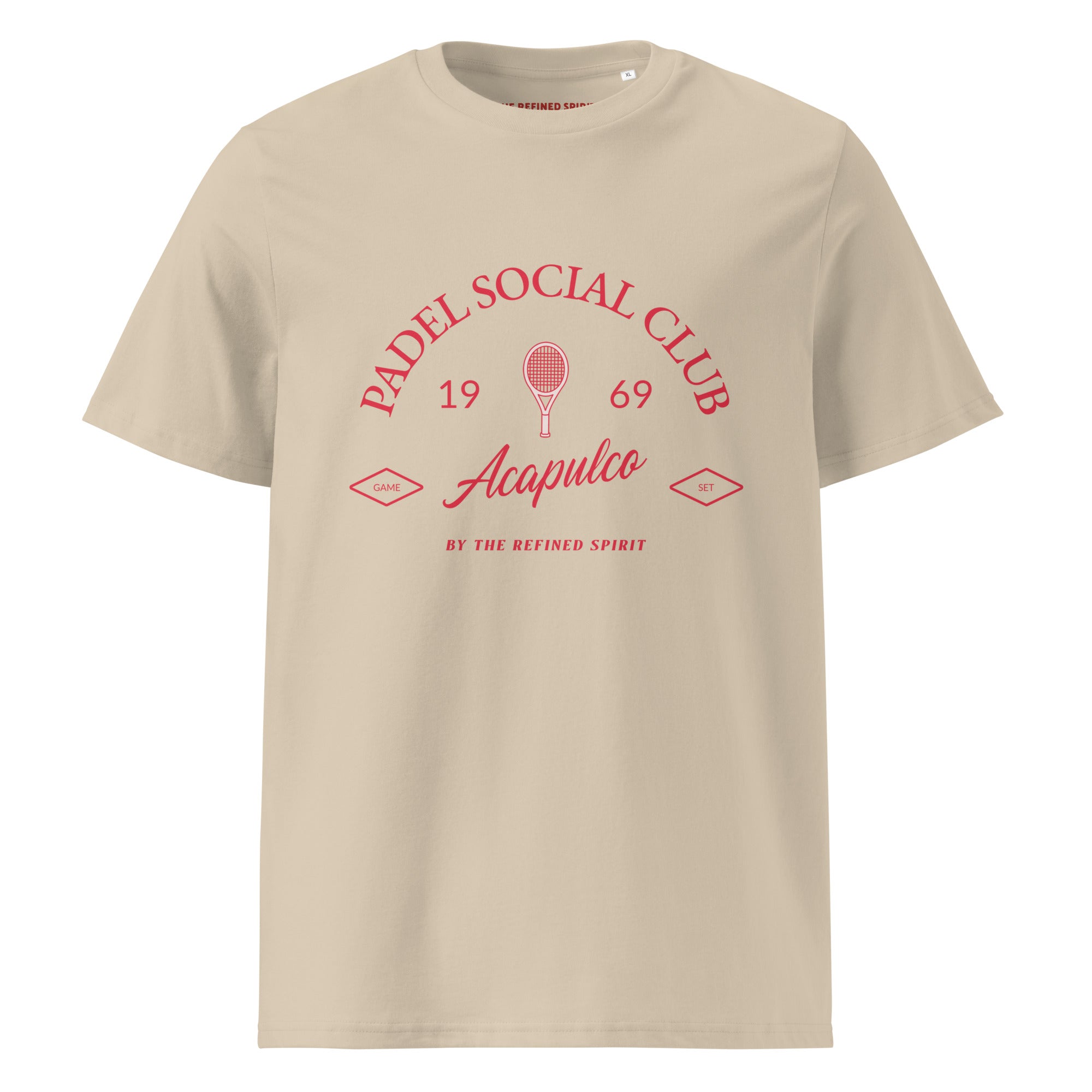 Padel Social Club - Organic T-shirt - The Refined Spirit