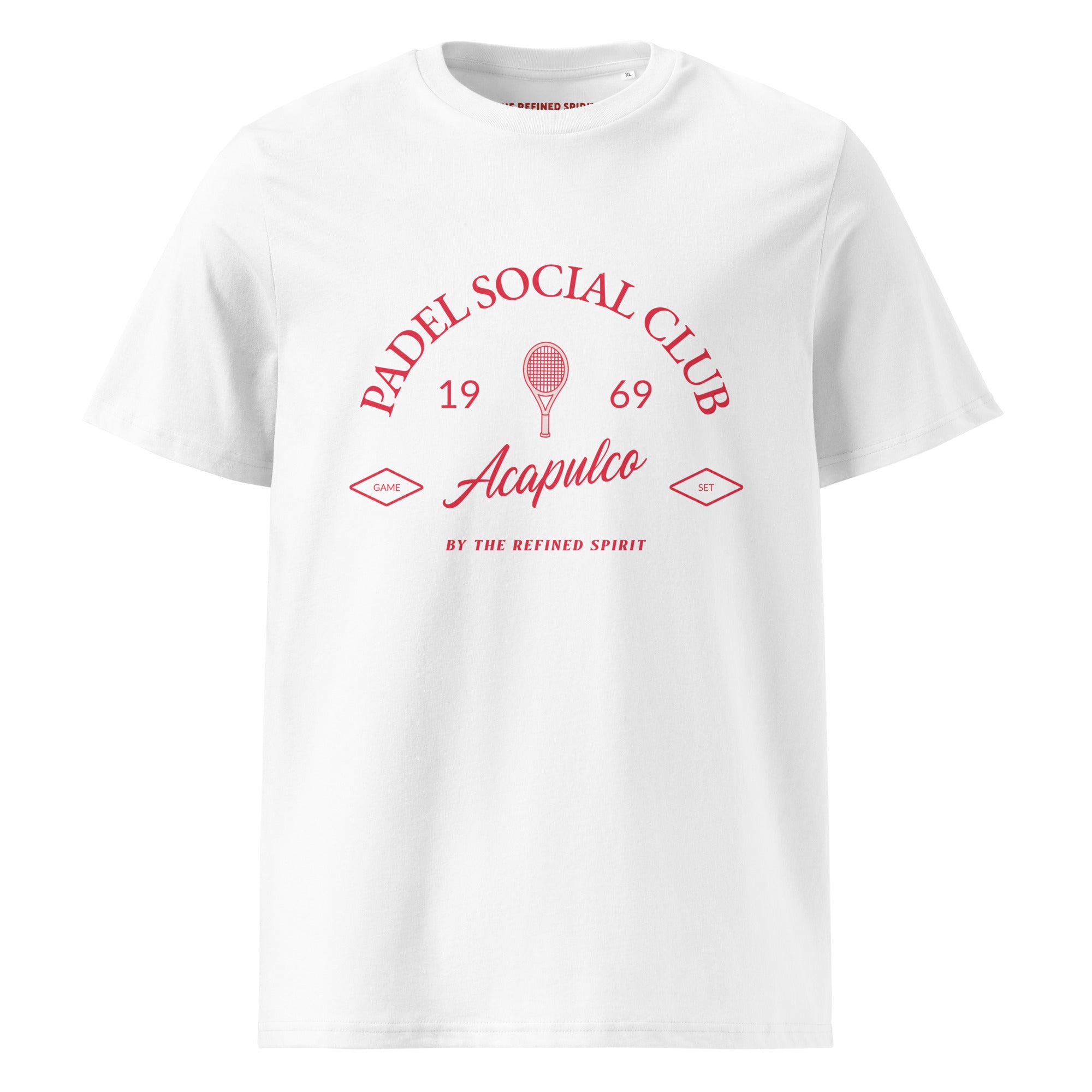 Padel Social Club - Organic T-shirt - The Refined Spirit