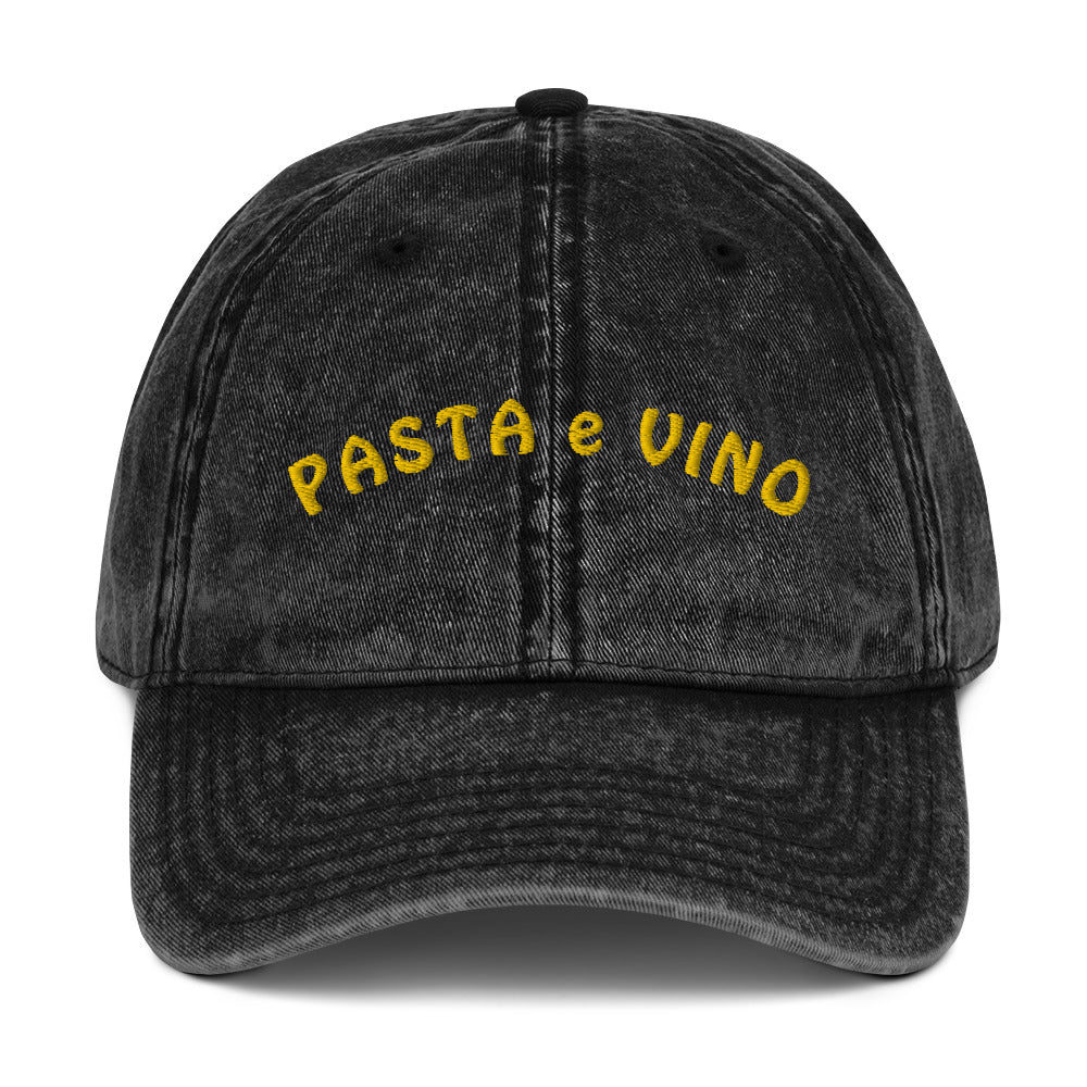 Pasta e Vino - Vintage Cap - The Refined Spirit