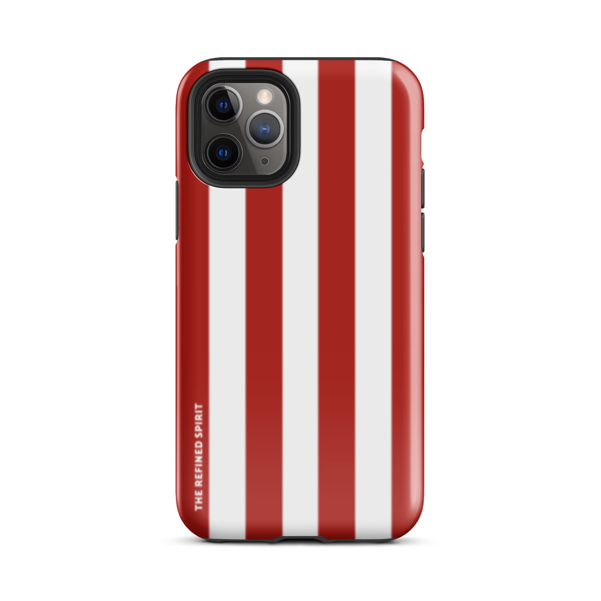 Red Stripes - Tough Case for iPhone® - The Refined Spirit