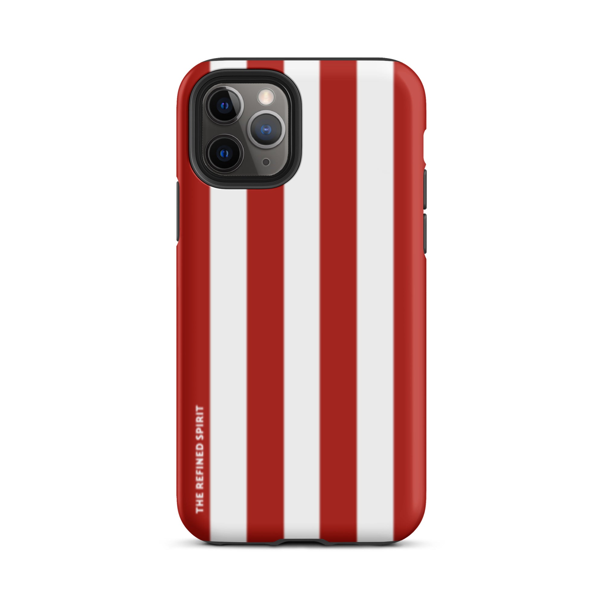 Red Stripes - Tough Case for iPhone® - The Refined Spirit