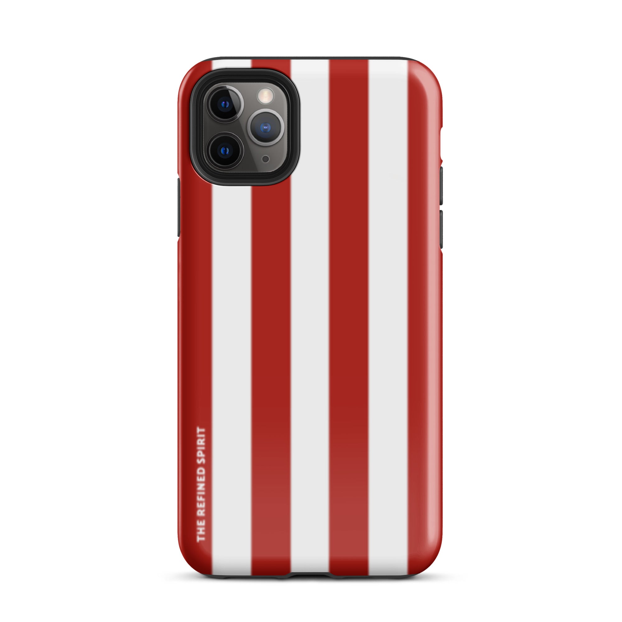 Red Stripes - Tough Case for iPhone® - The Refined Spirit