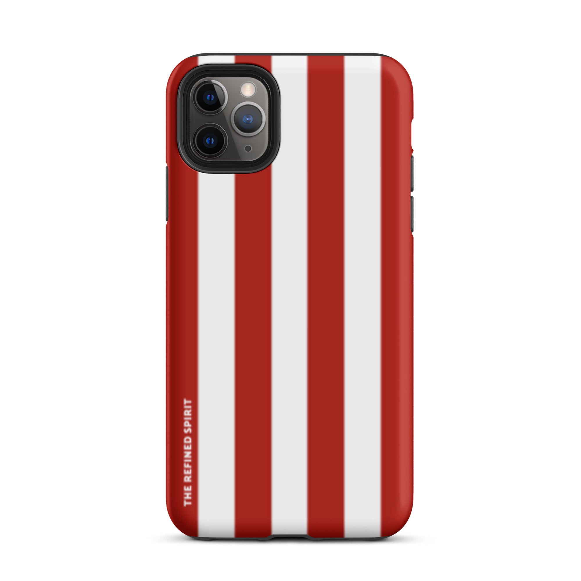 Red Stripes - Tough Case for iPhone® - The Refined Spirit