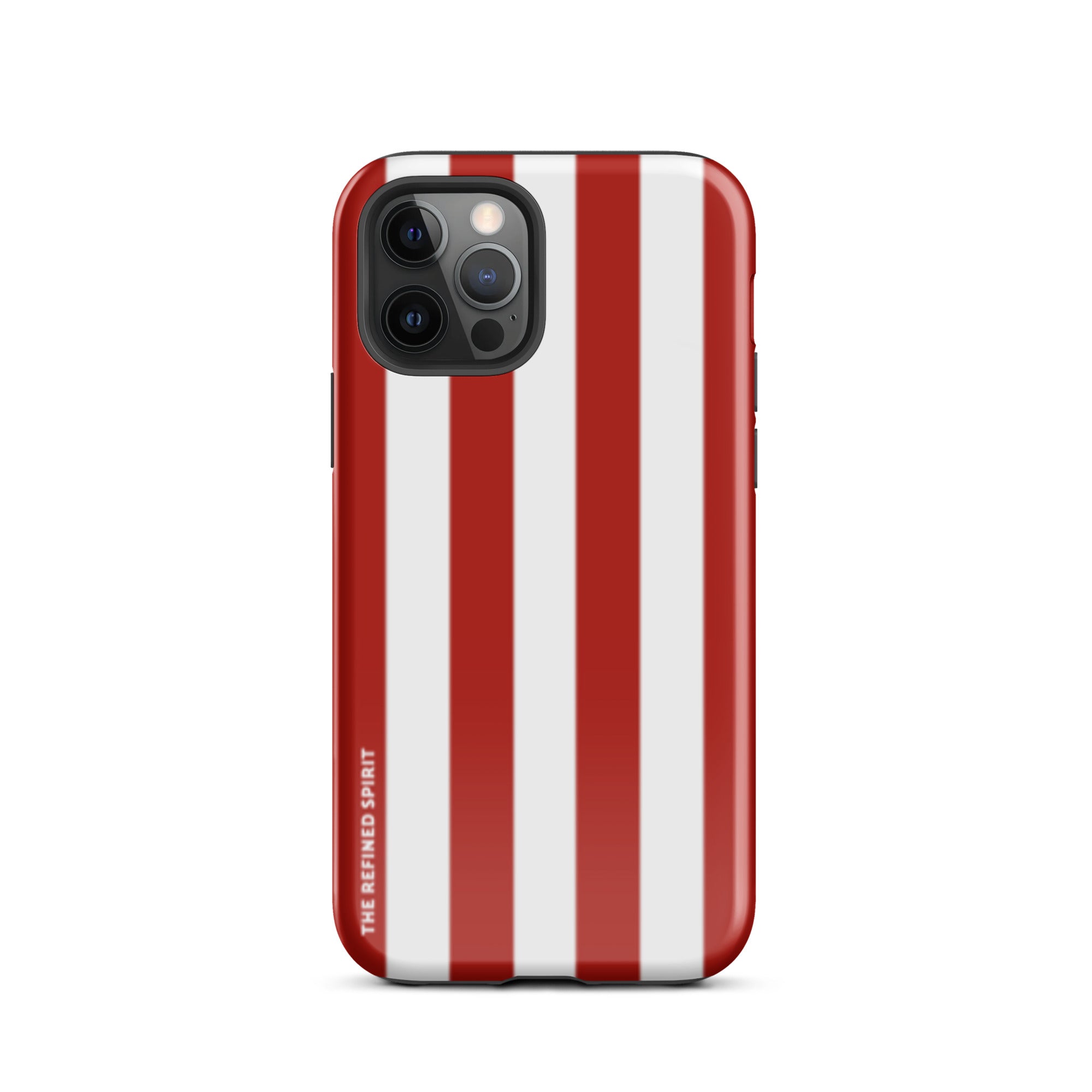 Red Stripes - Tough Case for iPhone® - The Refined Spirit