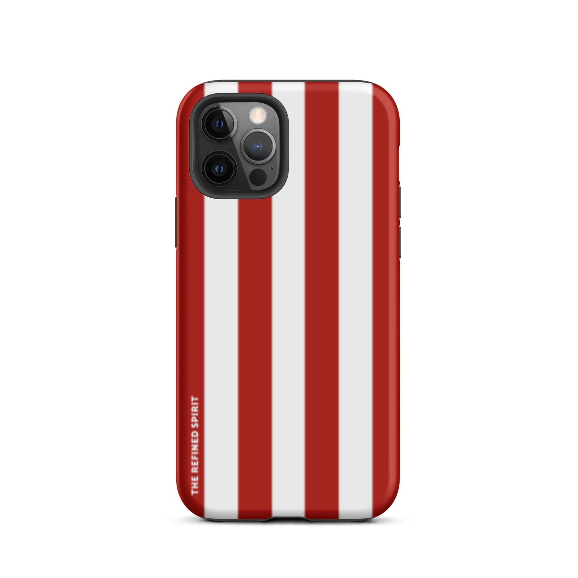 Red Stripes - Tough Case for iPhone® - The Refined Spirit