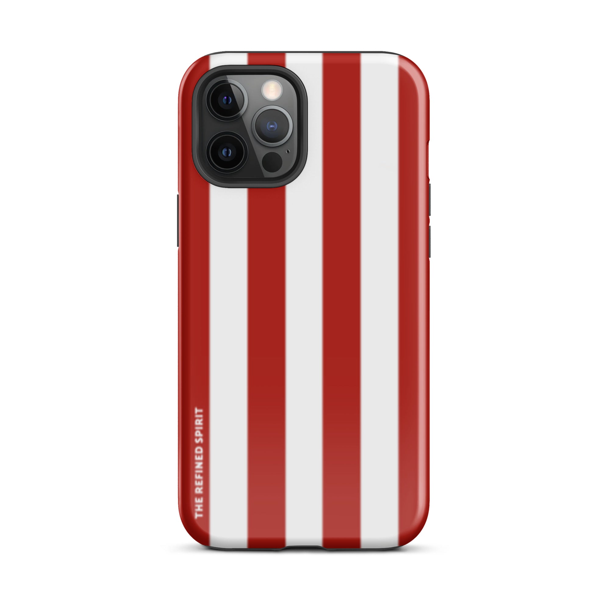 Red Stripes - Tough Case for iPhone® - The Refined Spirit