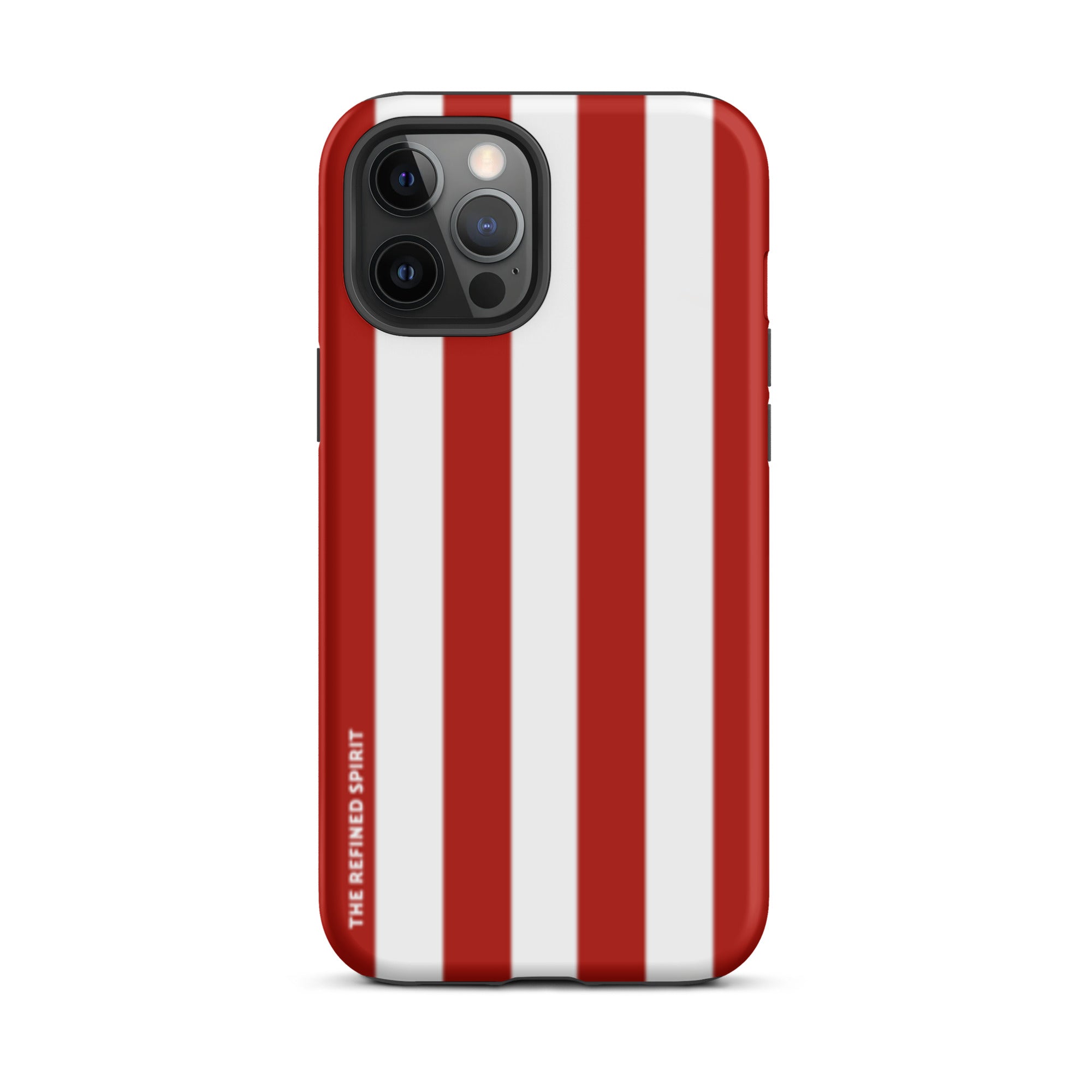 Red Stripes - Tough Case for iPhone® - The Refined Spirit