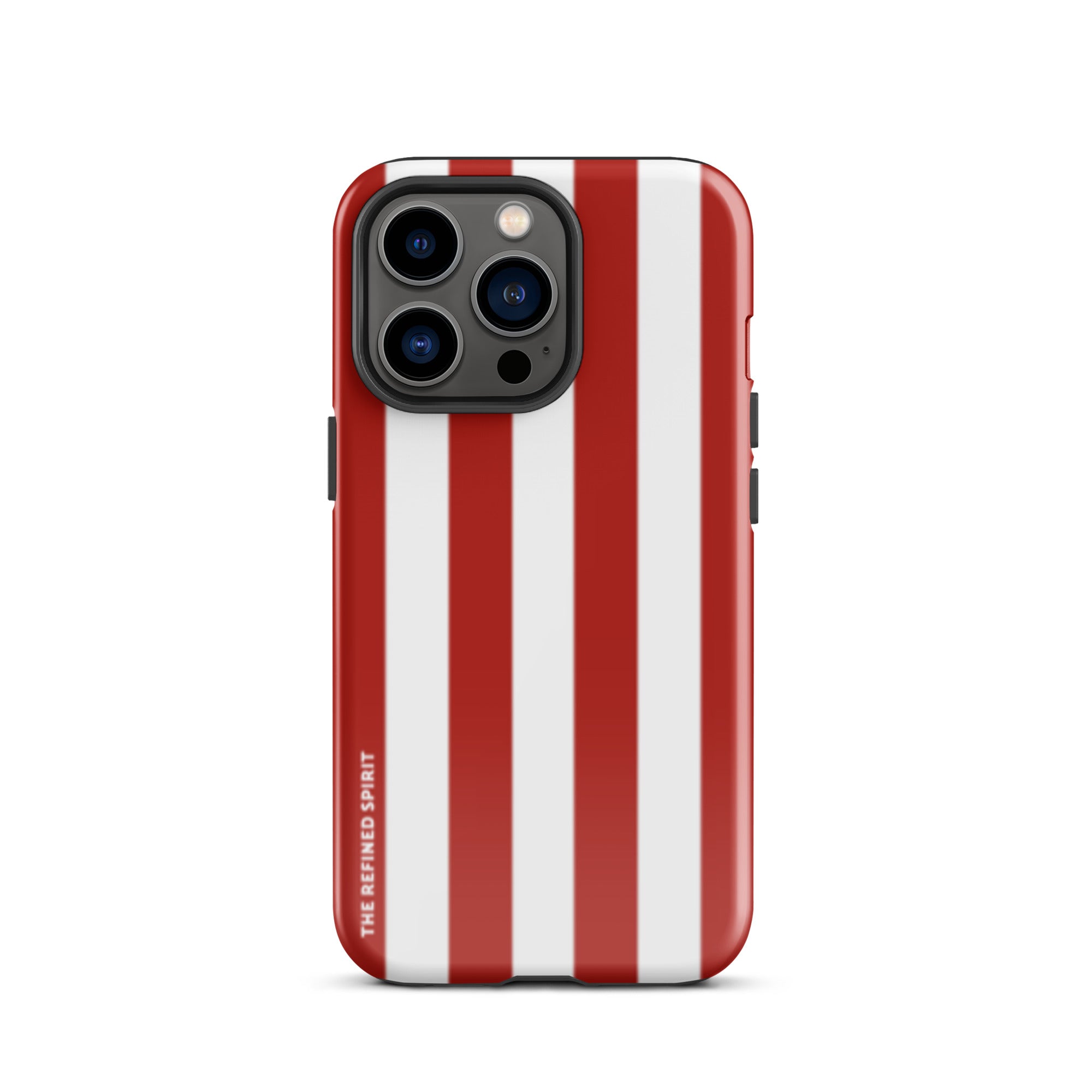 Red Stripes - Tough Case for iPhone® - The Refined Spirit