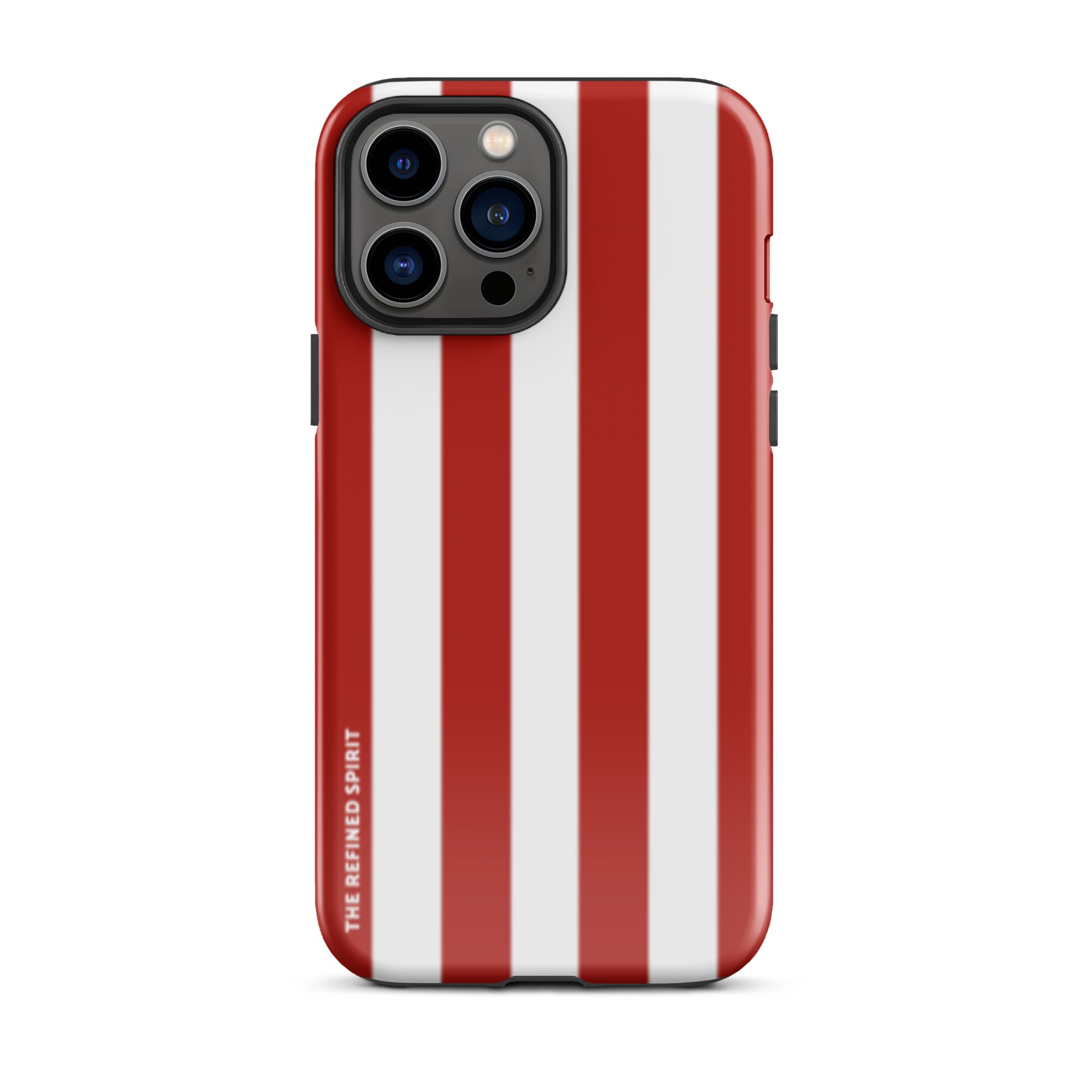 Red Stripes - Tough Case for iPhone® - The Refined Spirit
