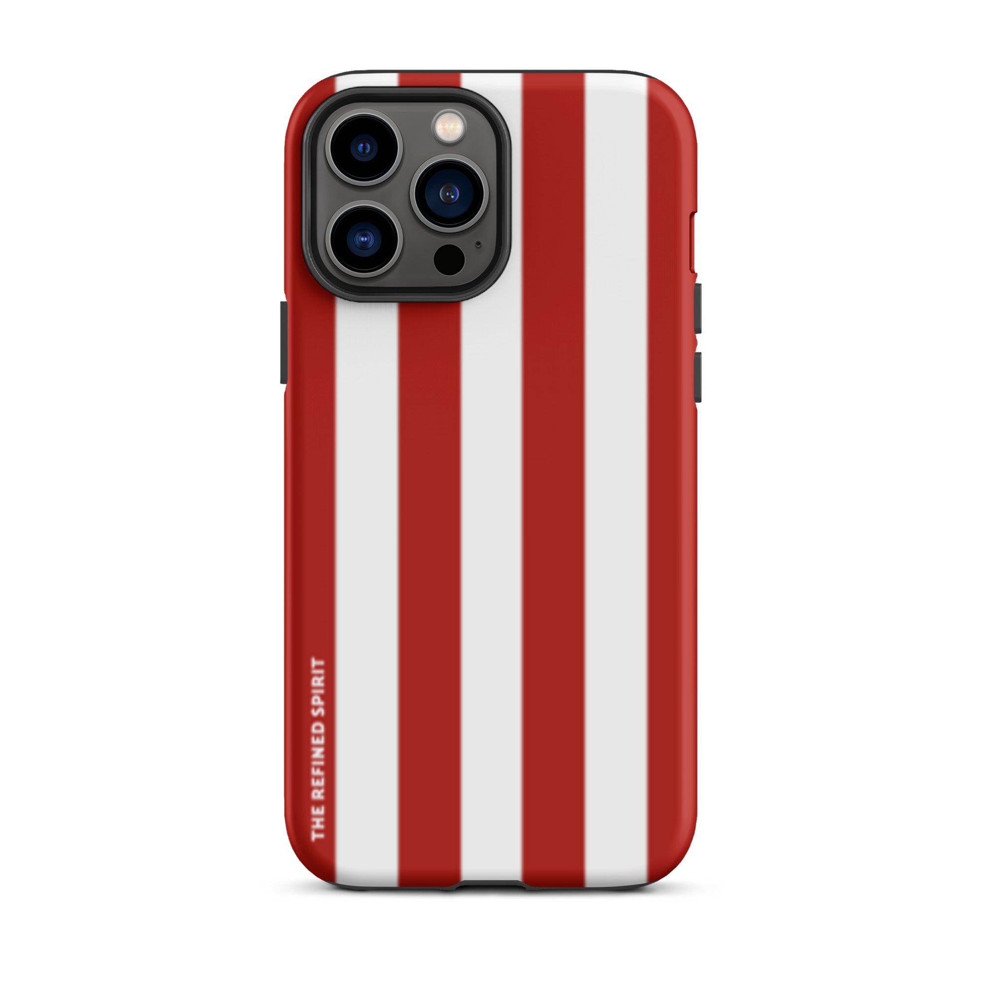 Red Stripes - Tough Case for iPhone® - The Refined Spirit