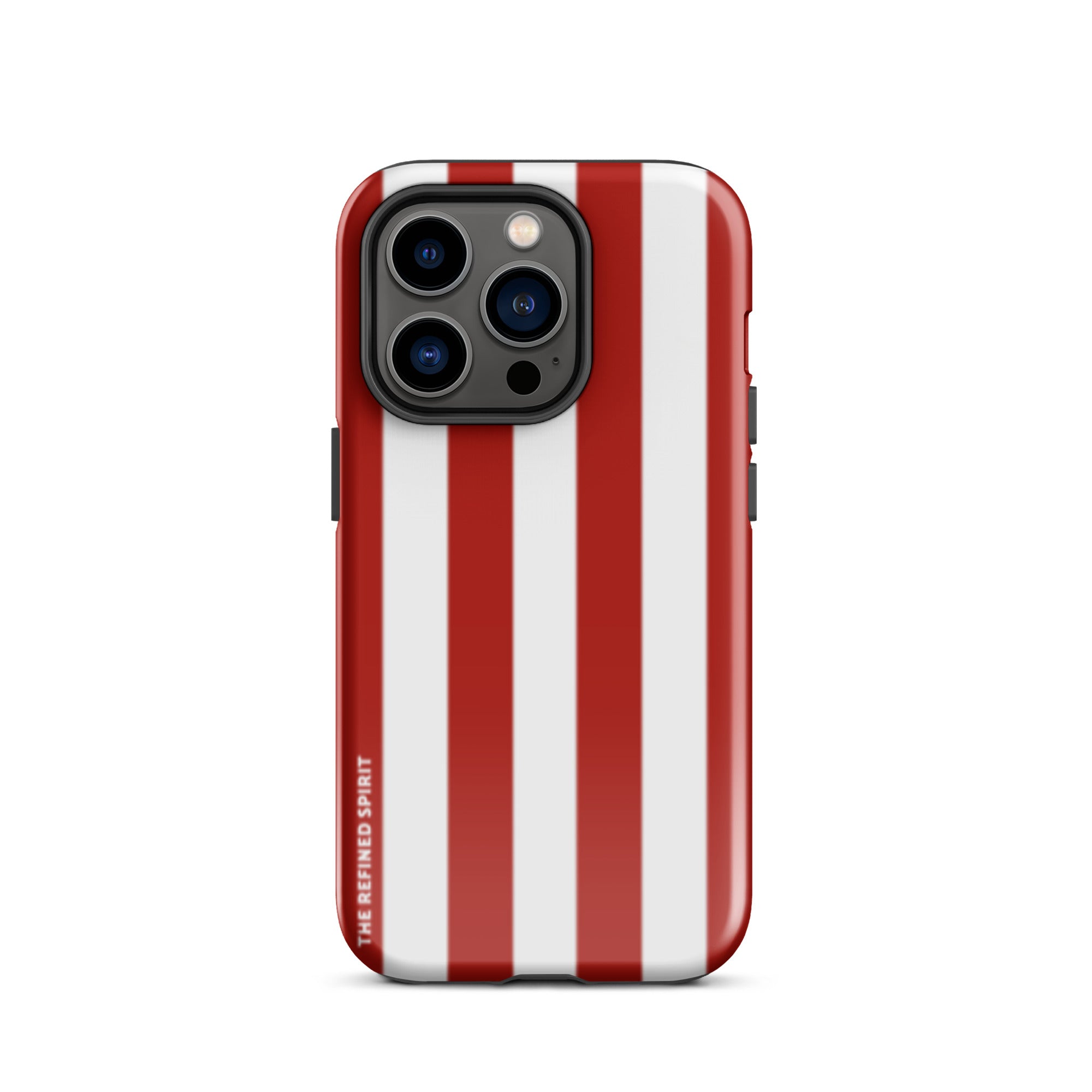 Red Stripes - Tough Case for iPhone® - The Refined Spirit