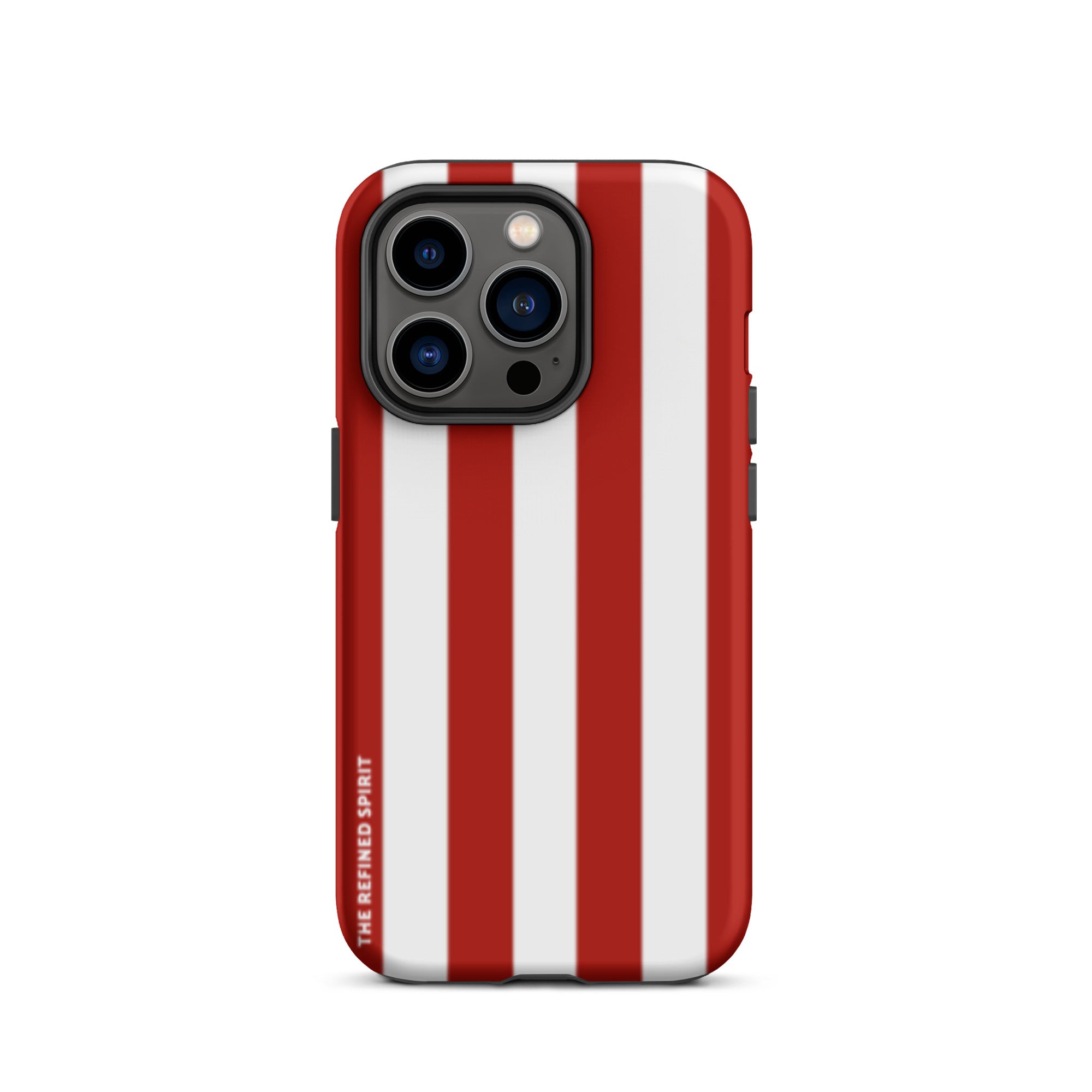 Red Stripes - Tough Case for iPhone® - The Refined Spirit