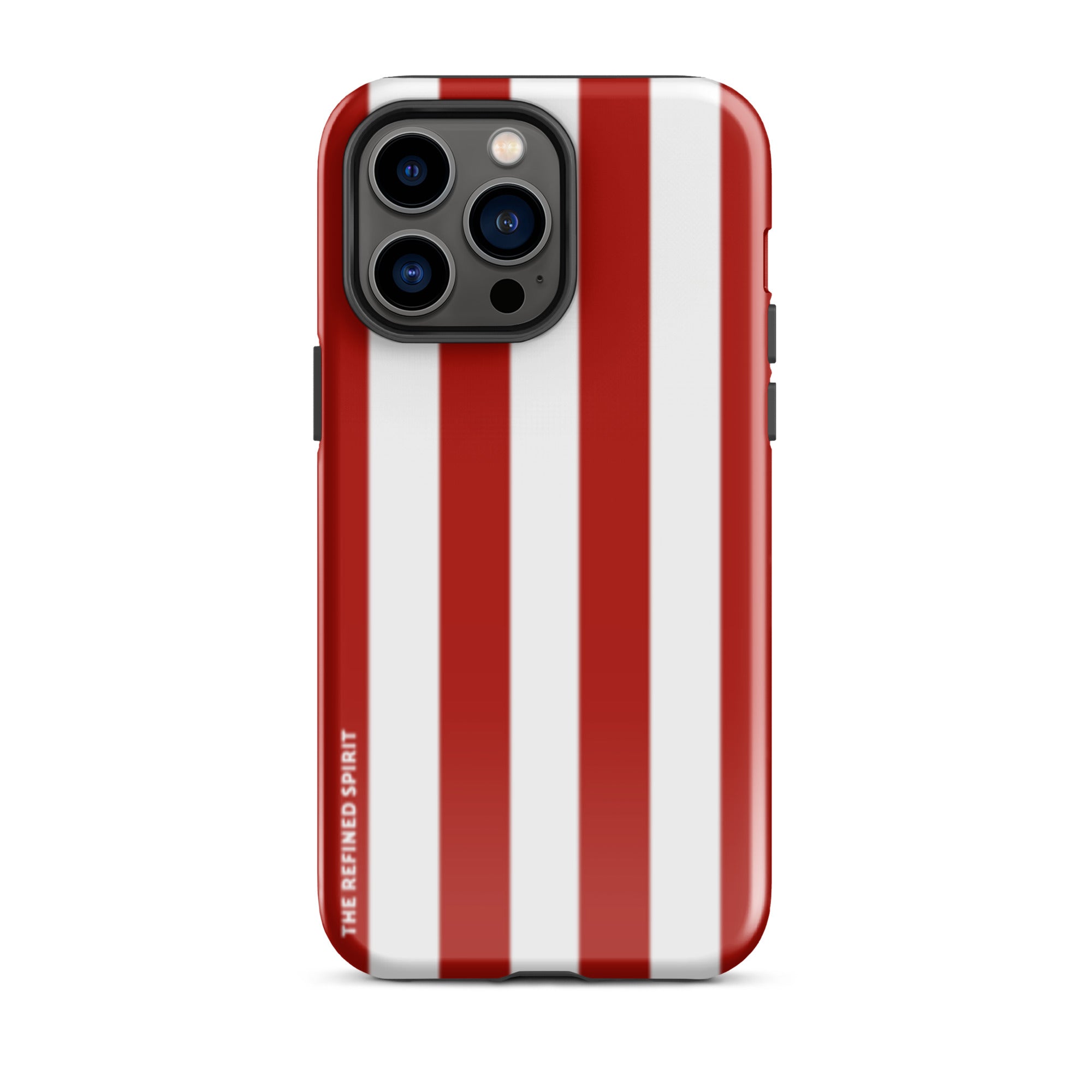 Red Stripes - Tough Case for iPhone® - The Refined Spirit