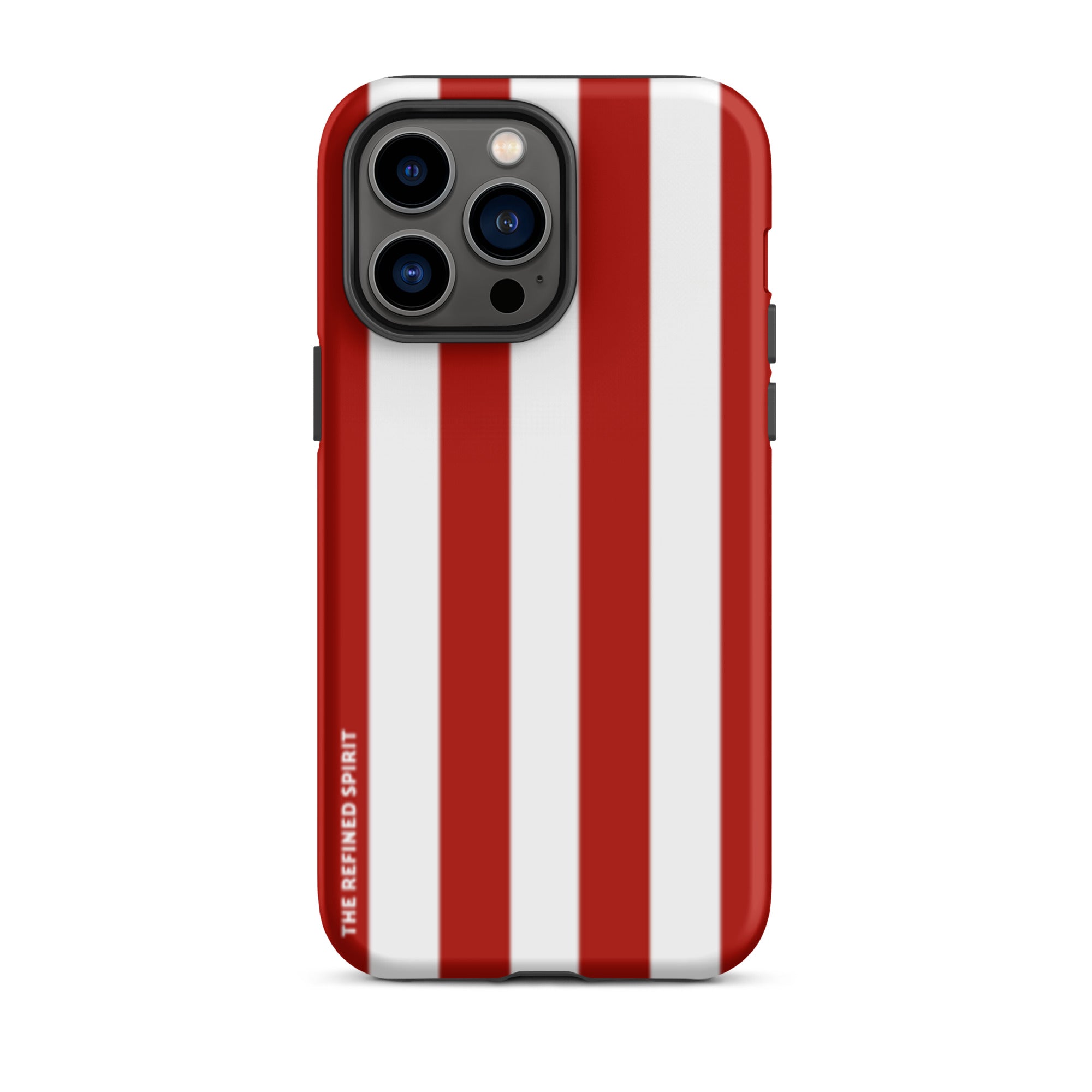 Red Stripes - Tough Case for iPhone® - The Refined Spirit