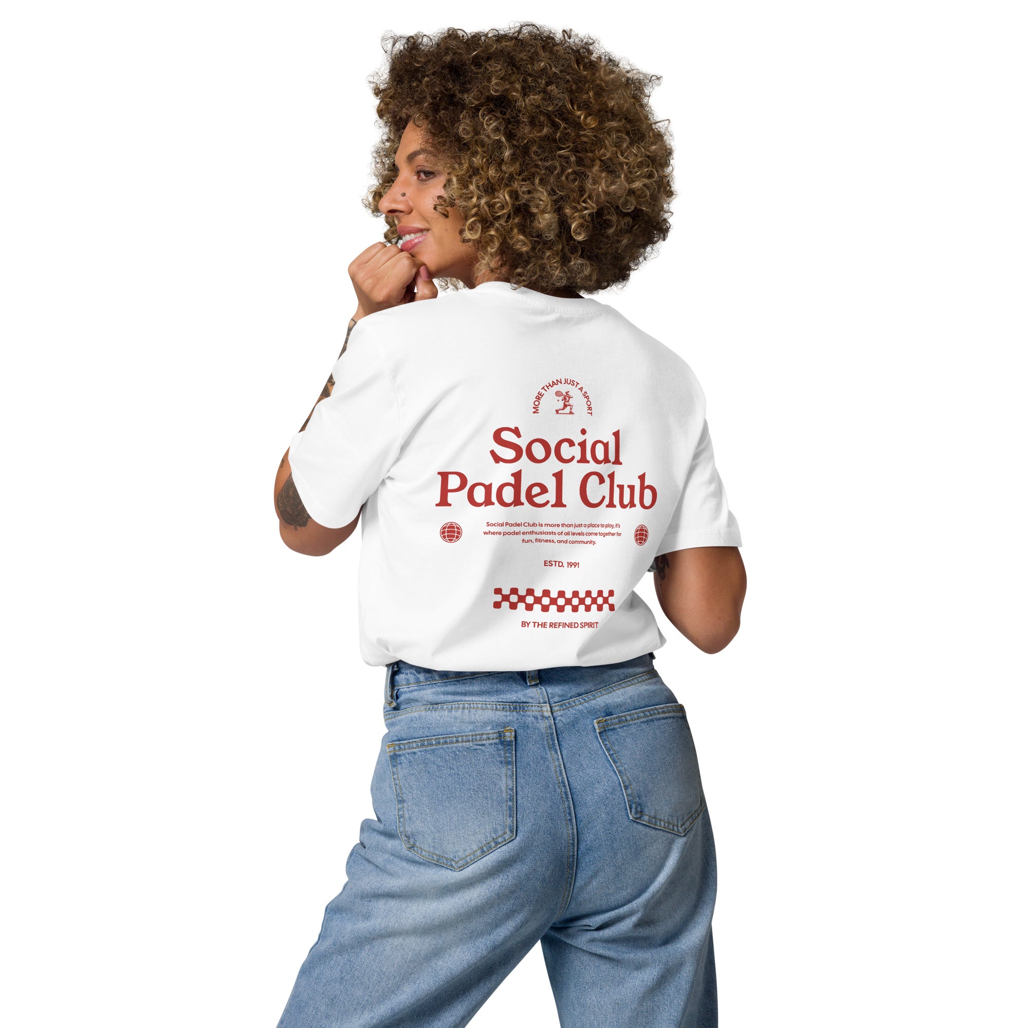 Social Padel Club - Organic T-shirt - The Refined Spirit