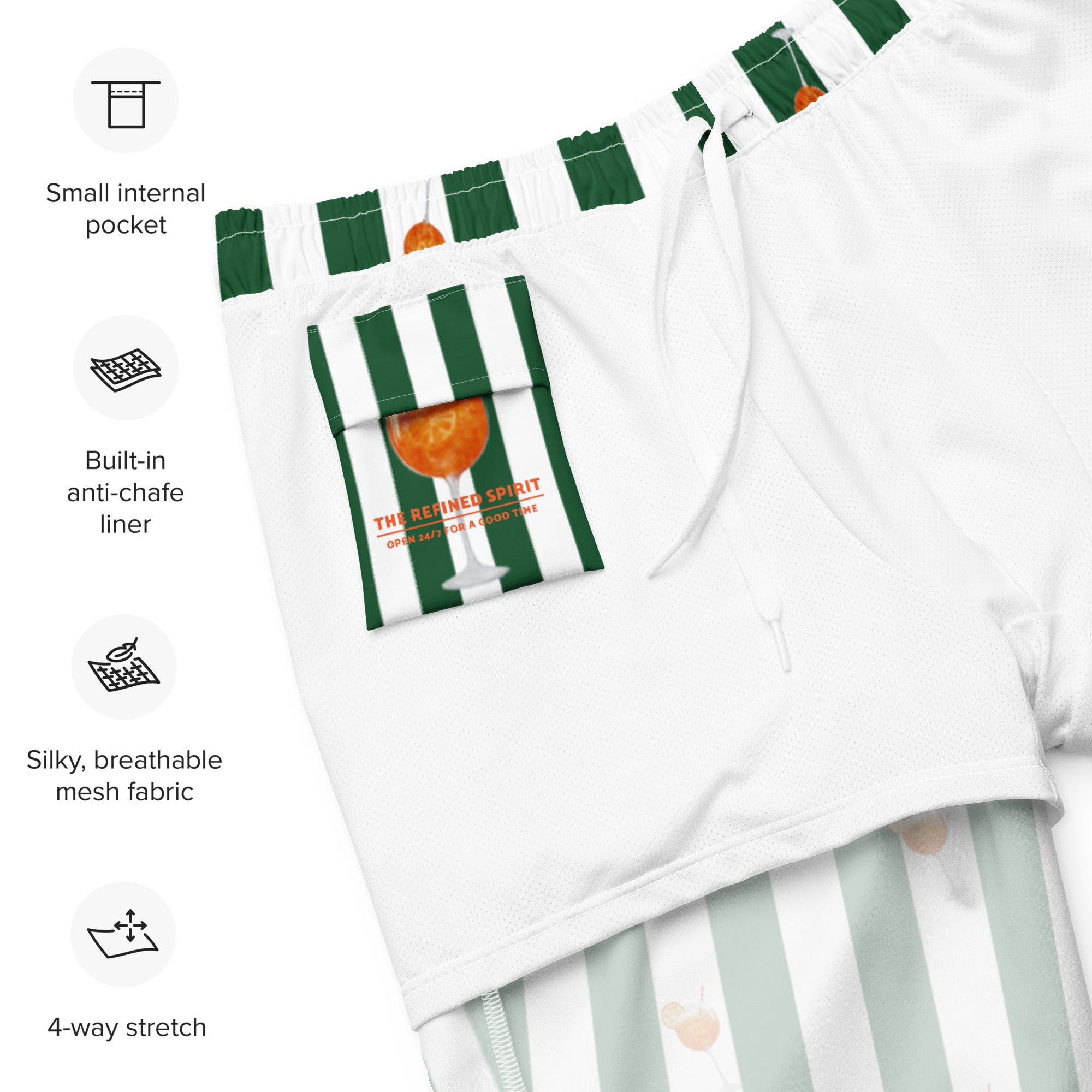 Spritz Stripe - Pool Short - The Refined Spirit