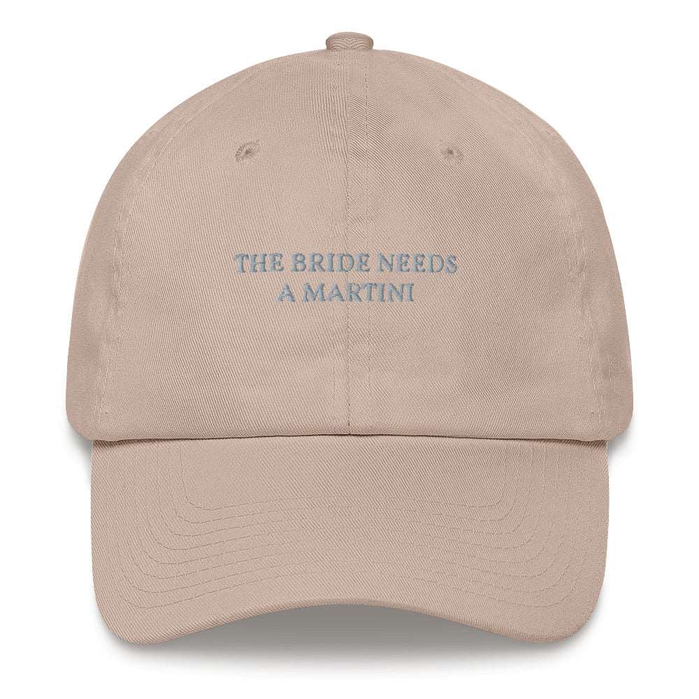 The Bride needs a Martini -Baseball Cap - The Refined Spirit